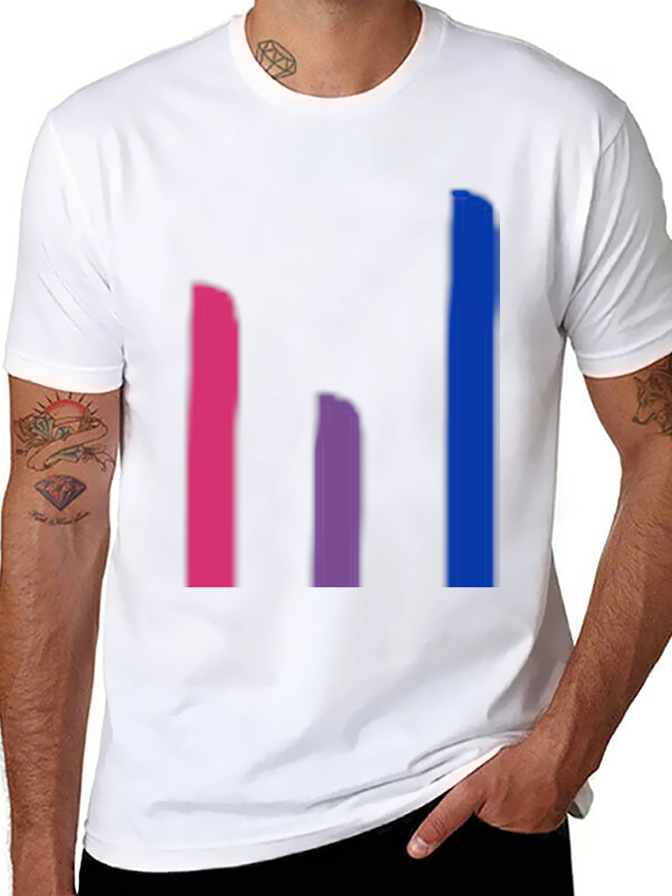 Bi Pride Flag T-Shirt - Bisexual Pride Tee