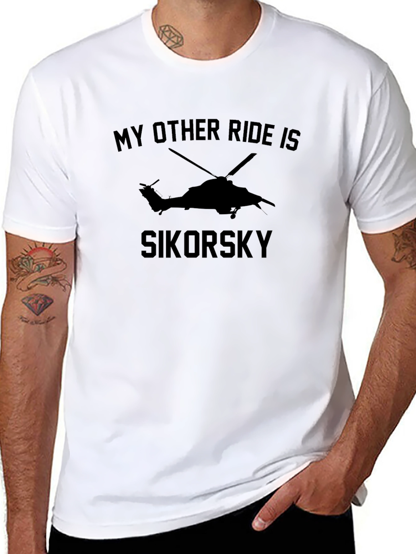 My Other Ride is a Sikorsky Helicopter T-Shirt