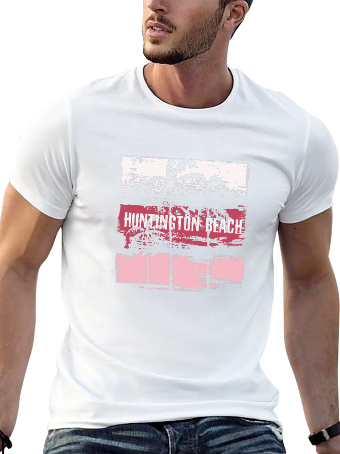 Huntington Beach Retro Graphic T-Shirt