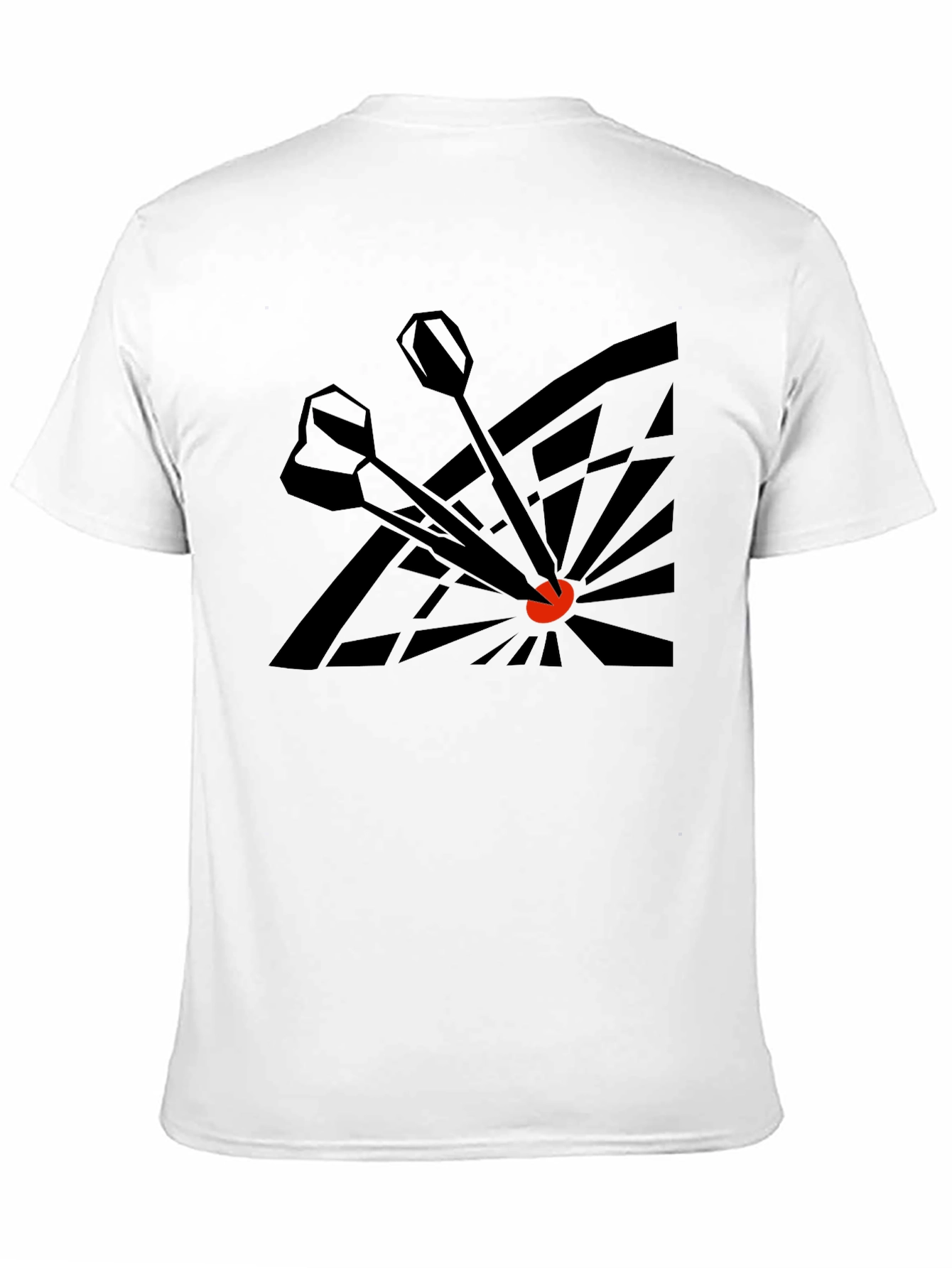 Darts Bullseye Graphic Tee - Black