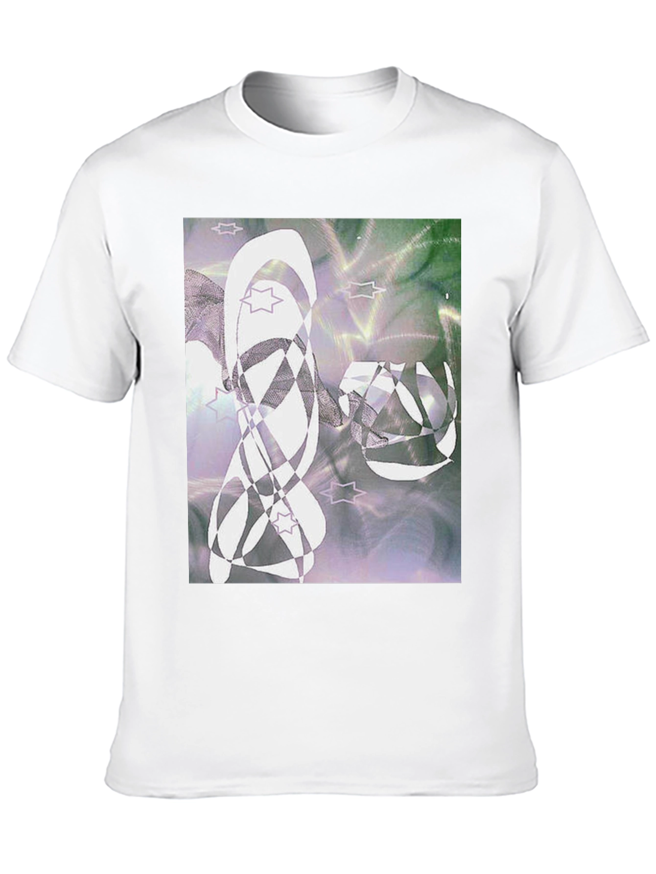 Abstract Graphic Tee - Mens Black T-Shirt