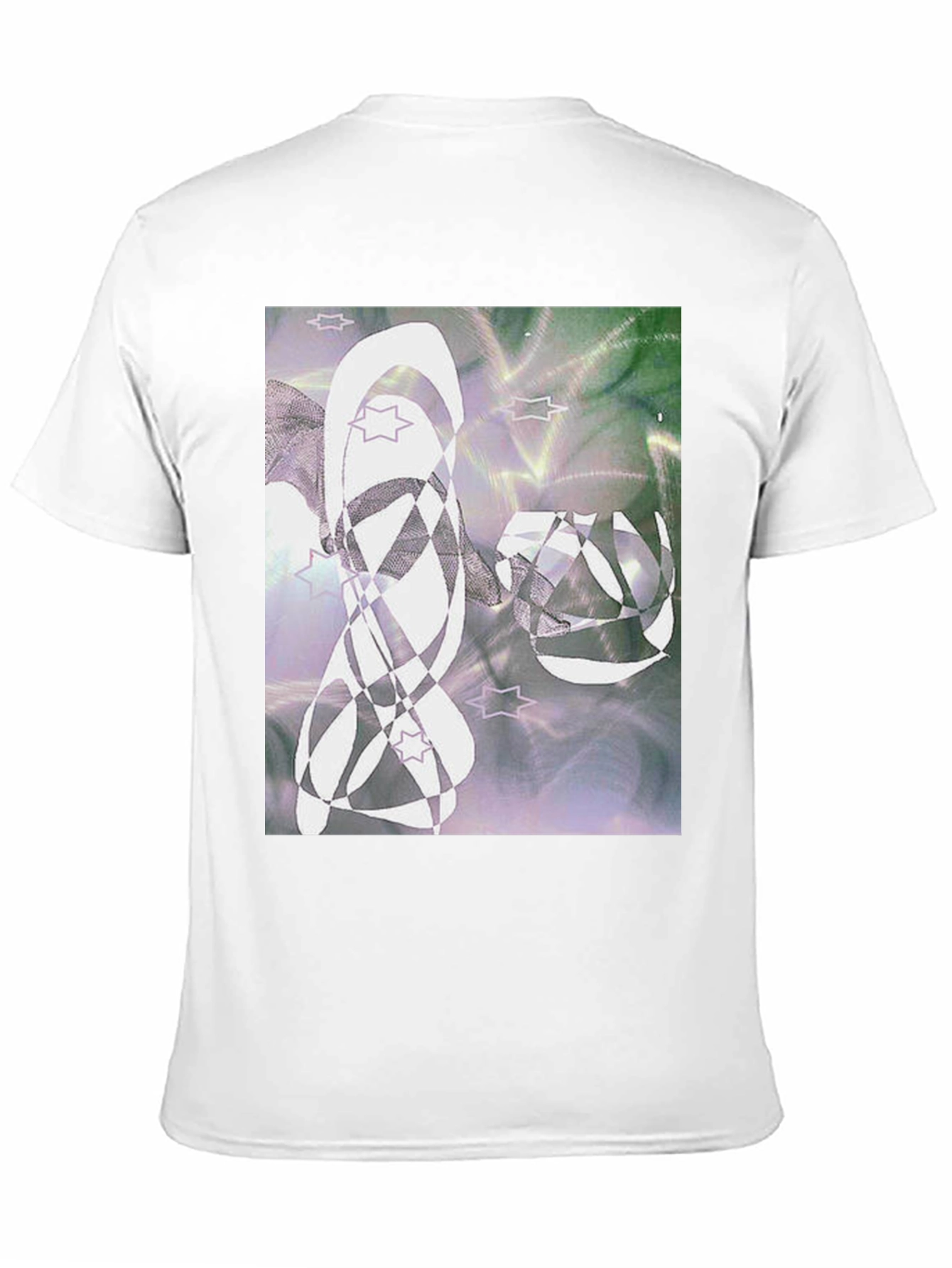 Abstract Graphic Tee - Mens Black T-Shirt