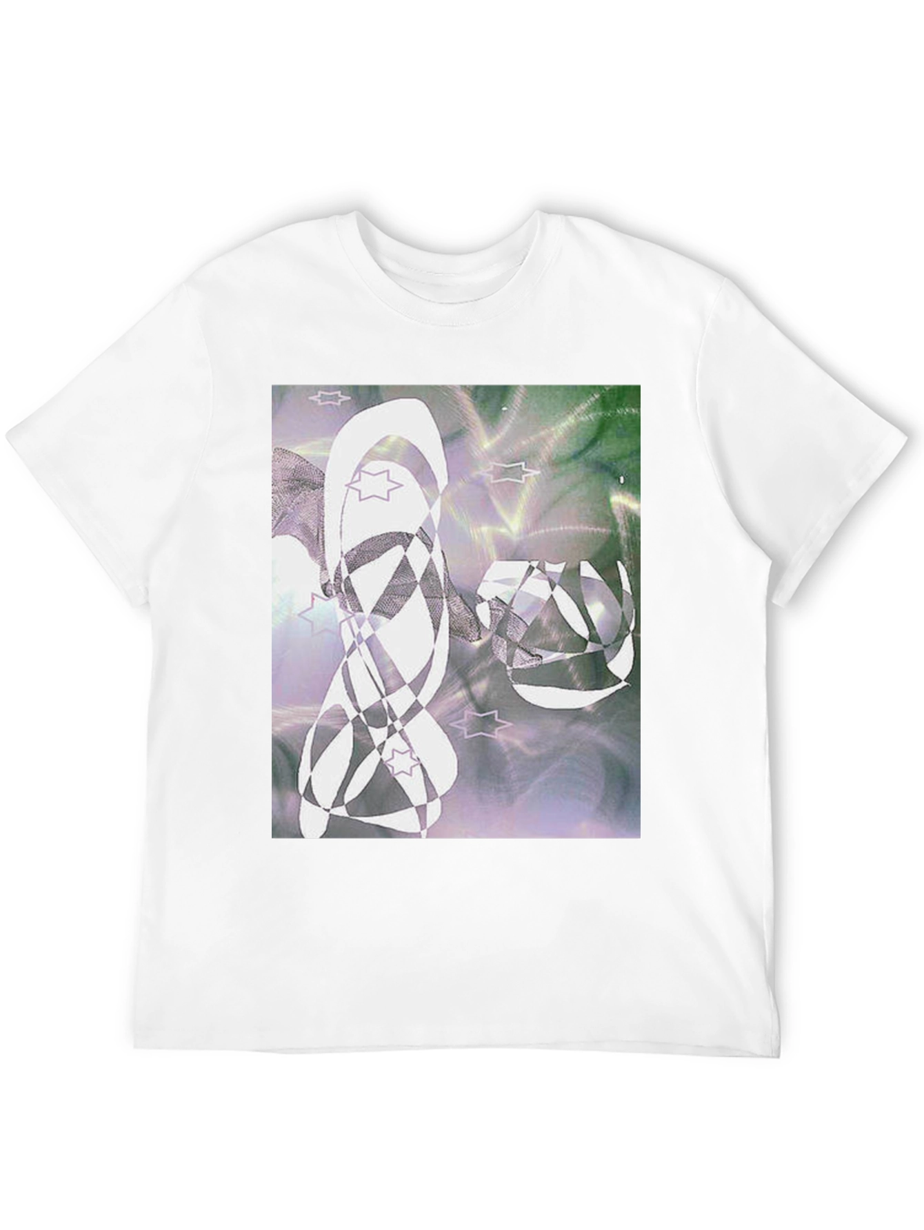 Abstract Graphic Tee - Mens Black T-Shirt