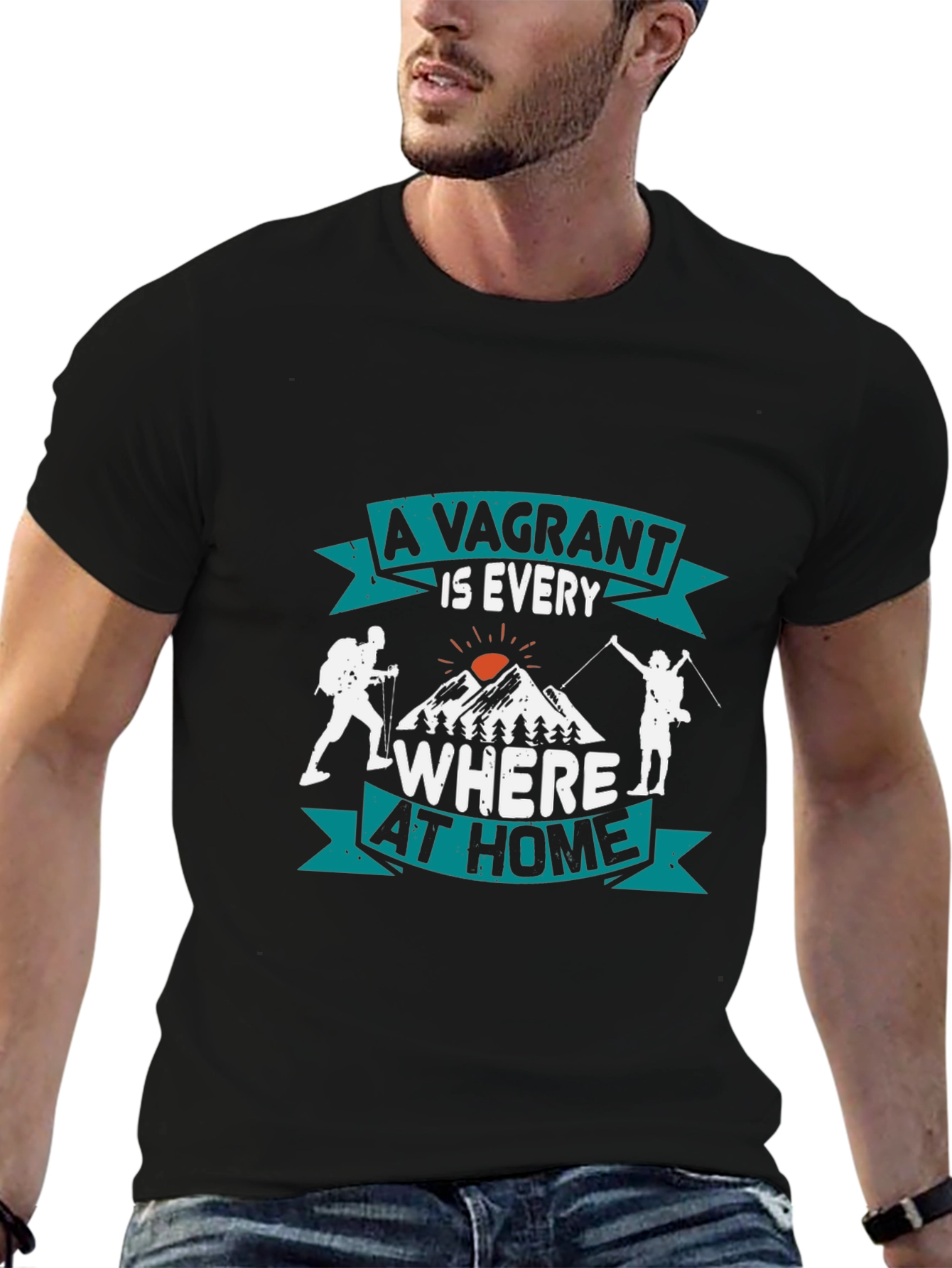 Vagrant Hiking Graphic Tee - Adventure Ready
