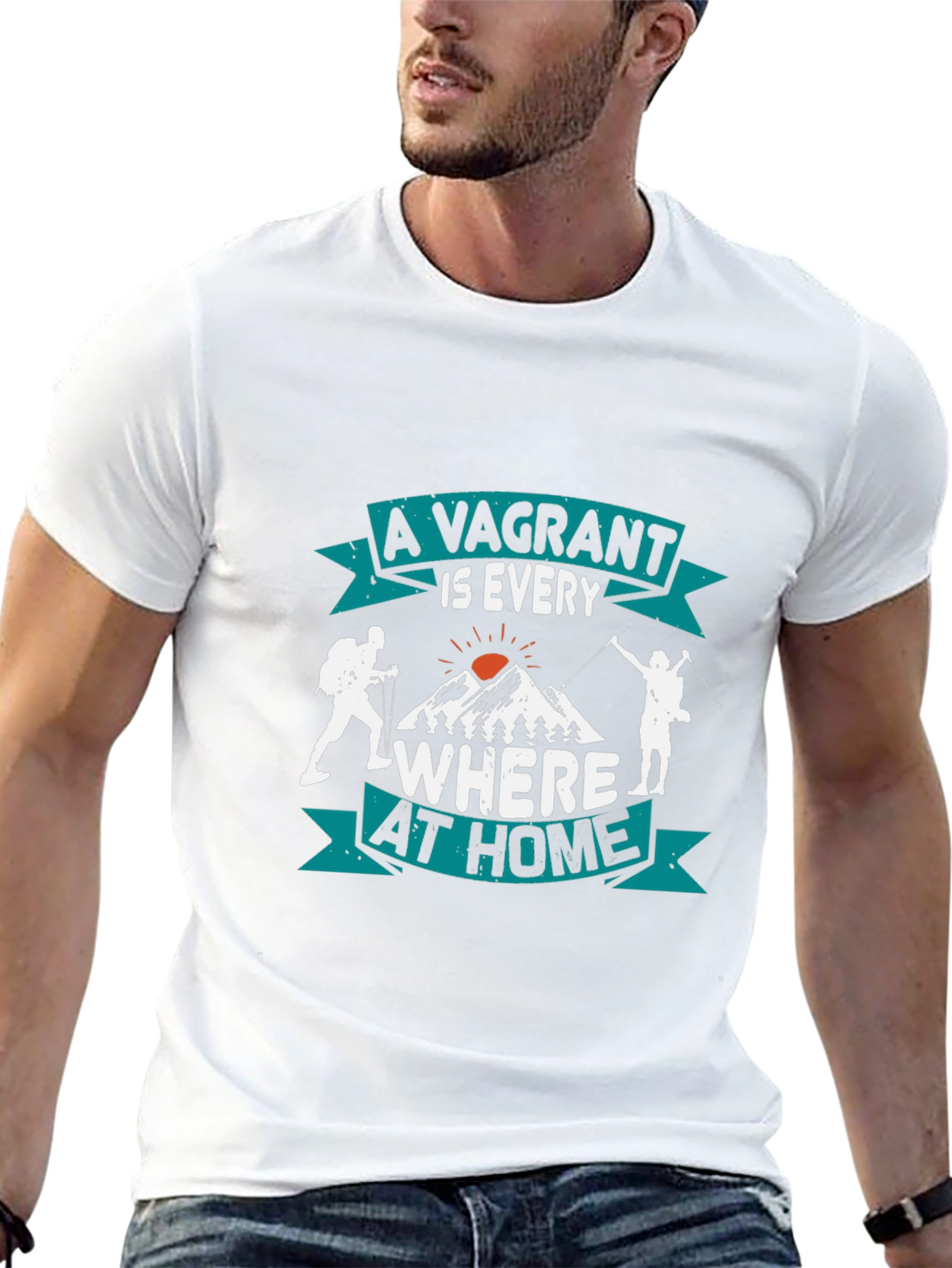 Vagrant Hiking Graphic Tee - Adventure Ready