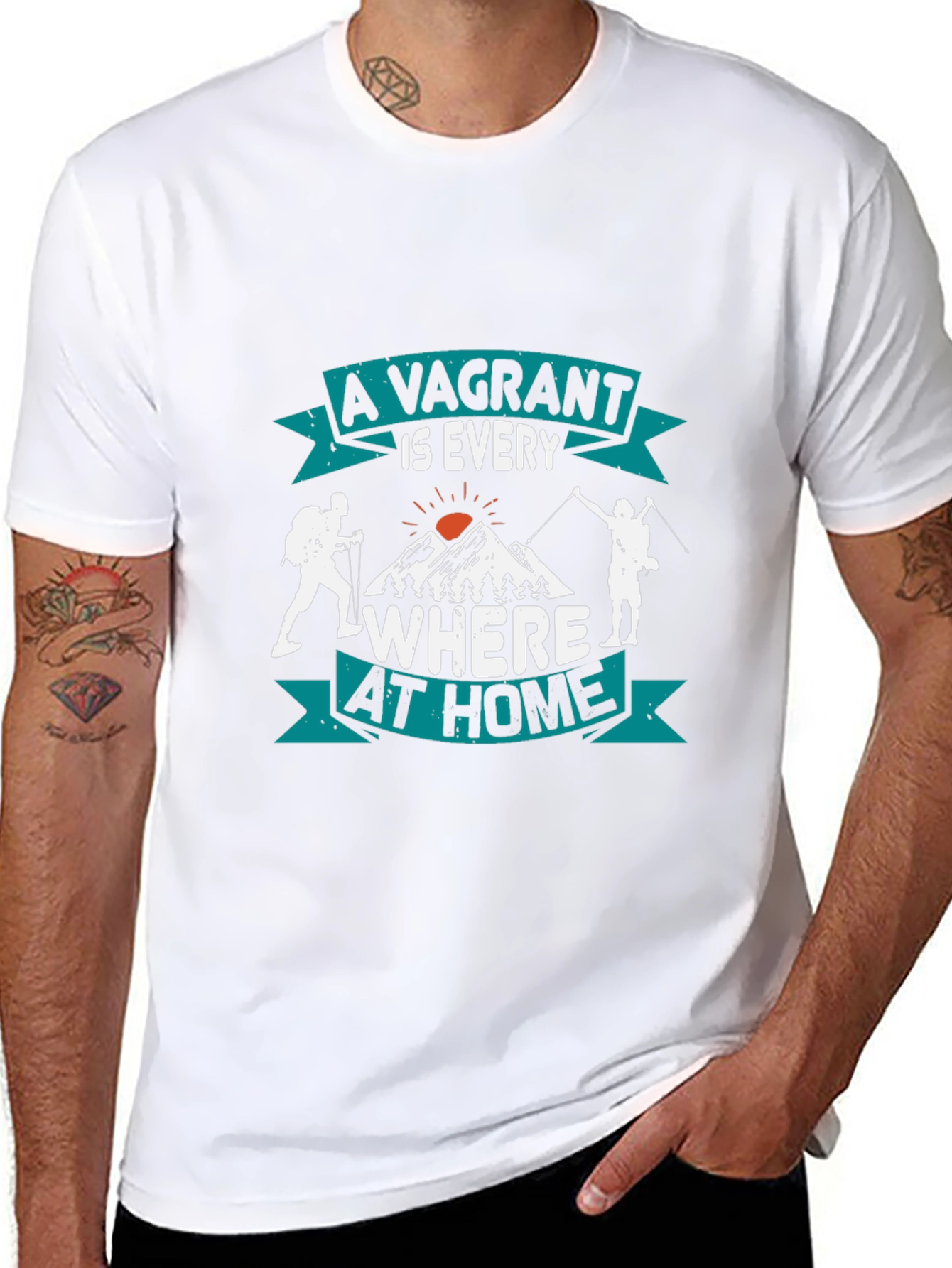 Vagrant Hiking Graphic Tee - Adventure Ready
