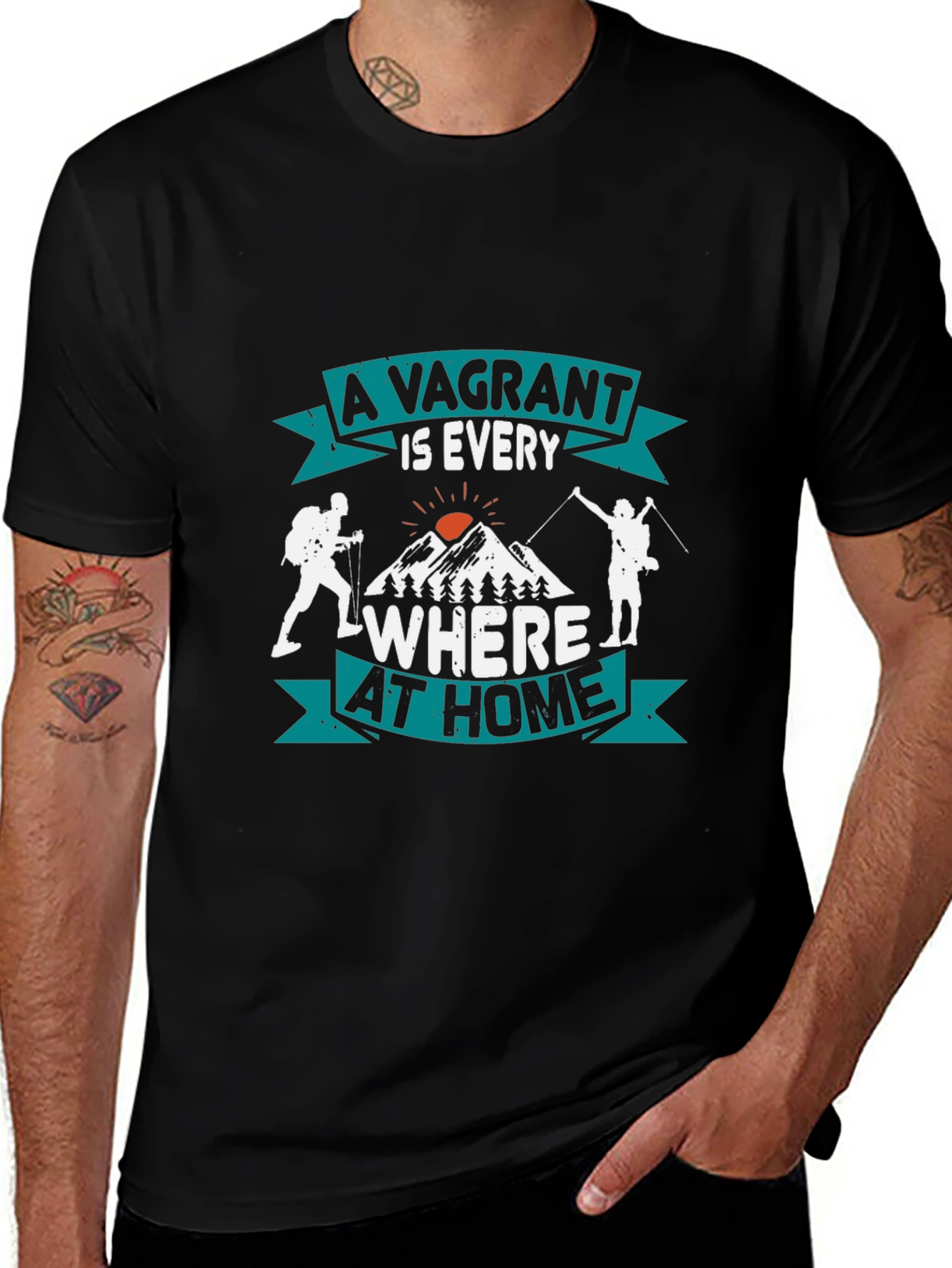 Vagrant Hiking Graphic Tee - Adventure Ready