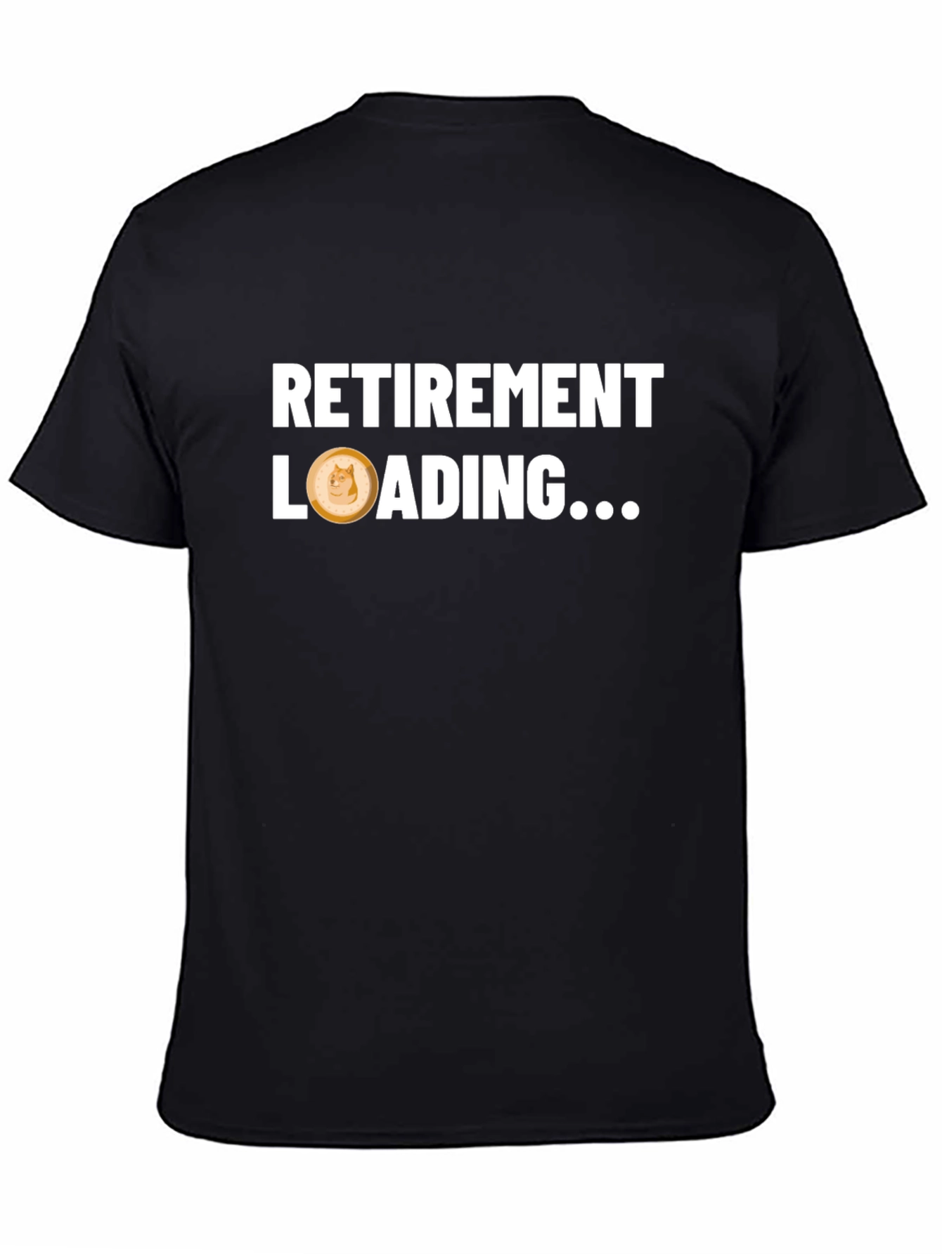 Dogecoin Retirement Loading T-Shirt – Crypto Graphic Tee