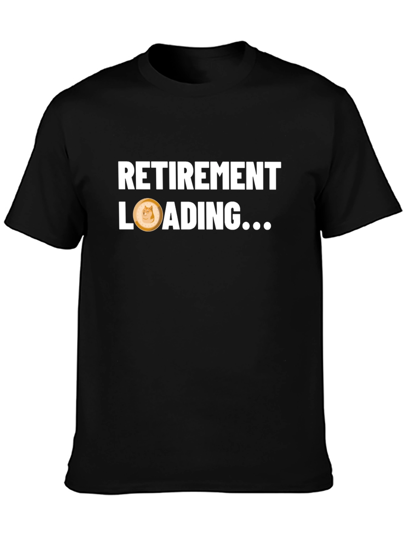 Dogecoin Retirement Loading T-Shirt – Crypto Graphic Tee