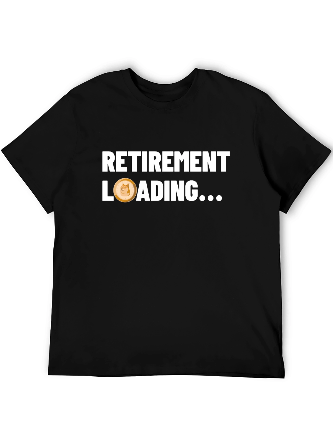 Dogecoin Retirement Loading T-Shirt – Crypto Graphic Tee
