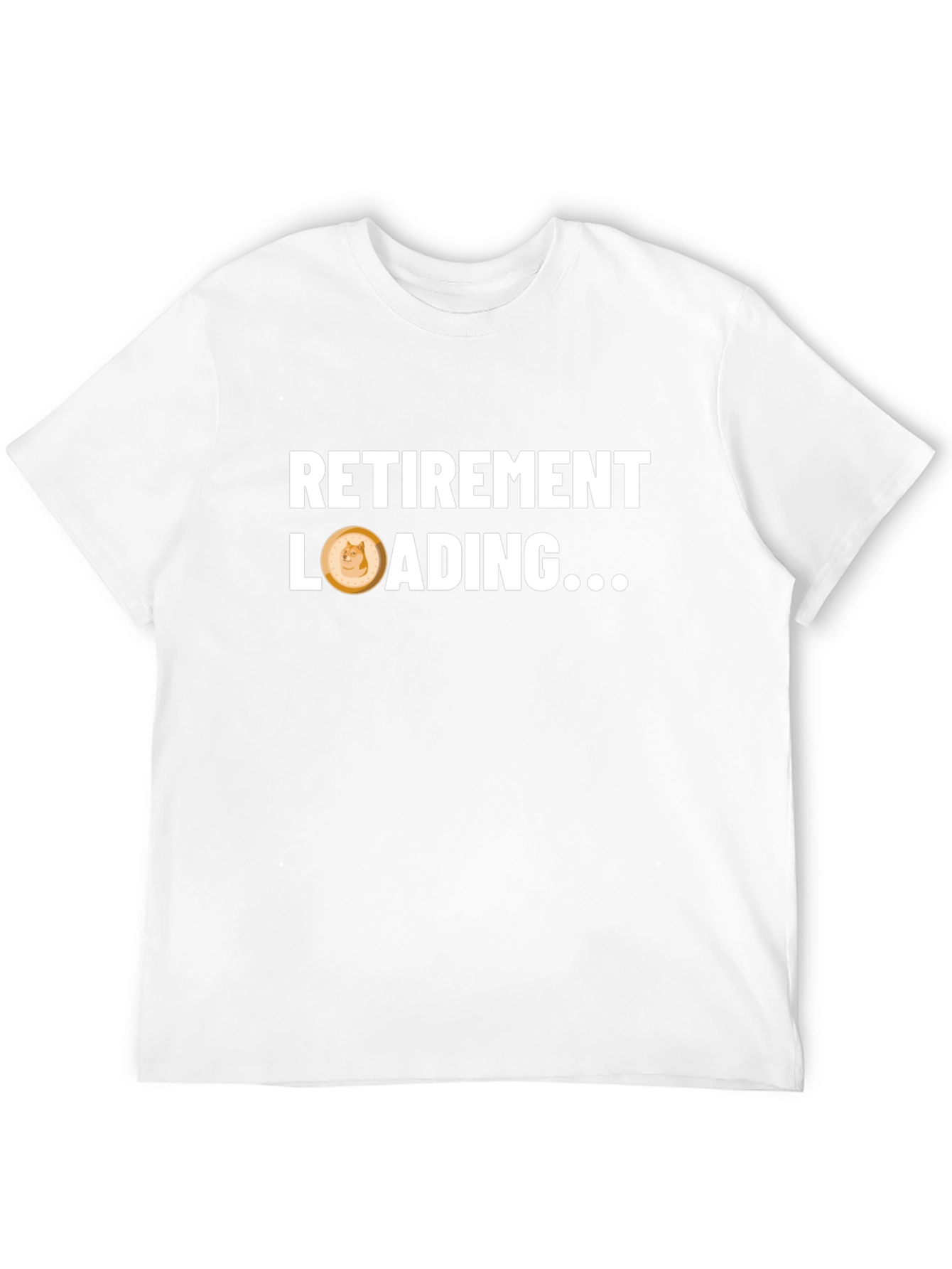 Dogecoin Retirement Loading T-Shirt – Crypto Graphic Tee