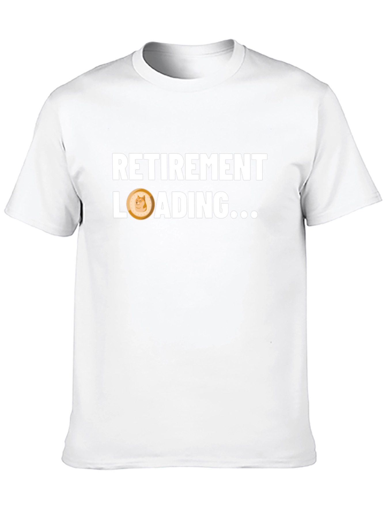 Dogecoin Retirement Loading T-Shirt – Crypto Graphic Tee