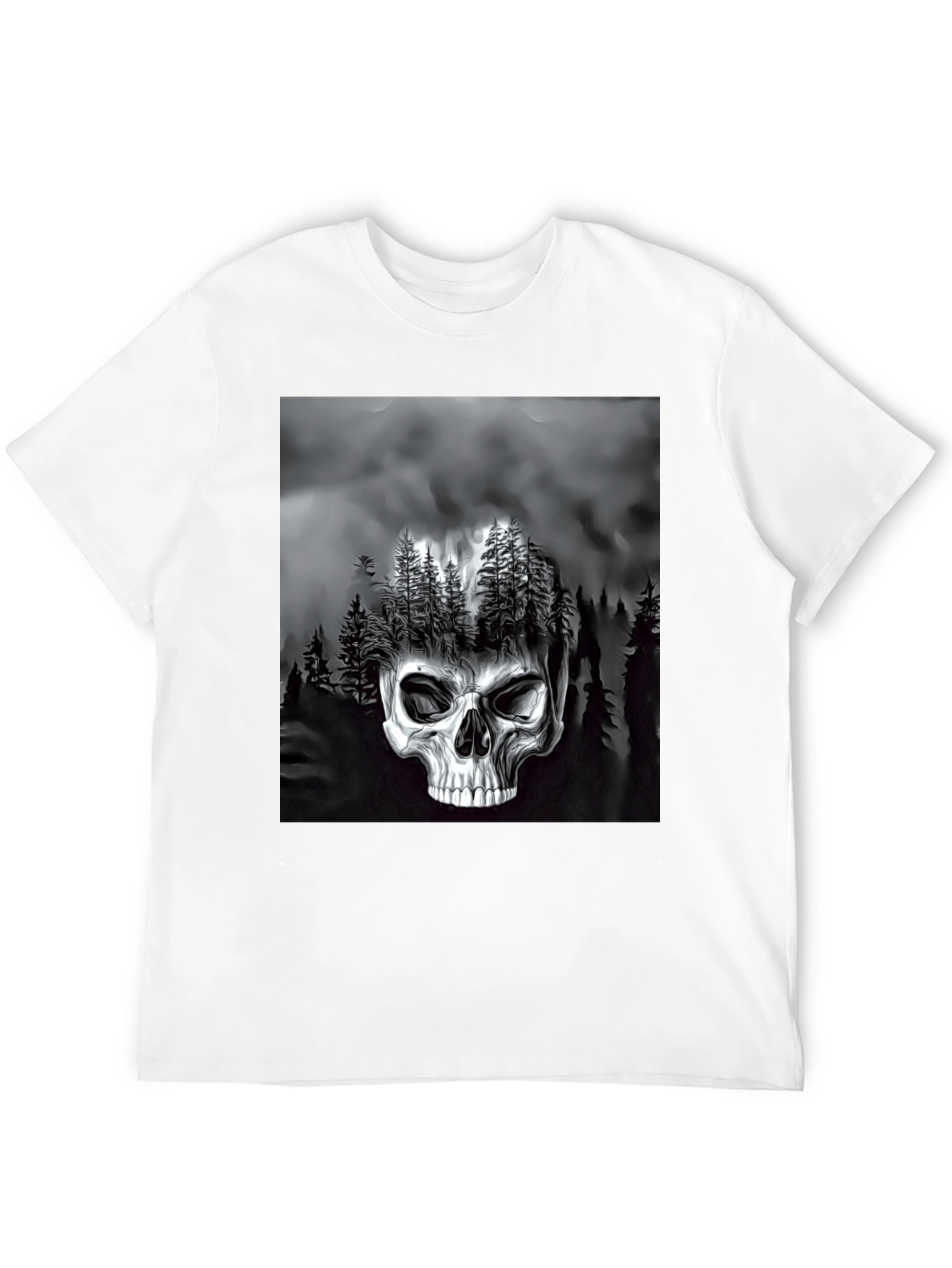 Skull Forest Graphic T-Shirt