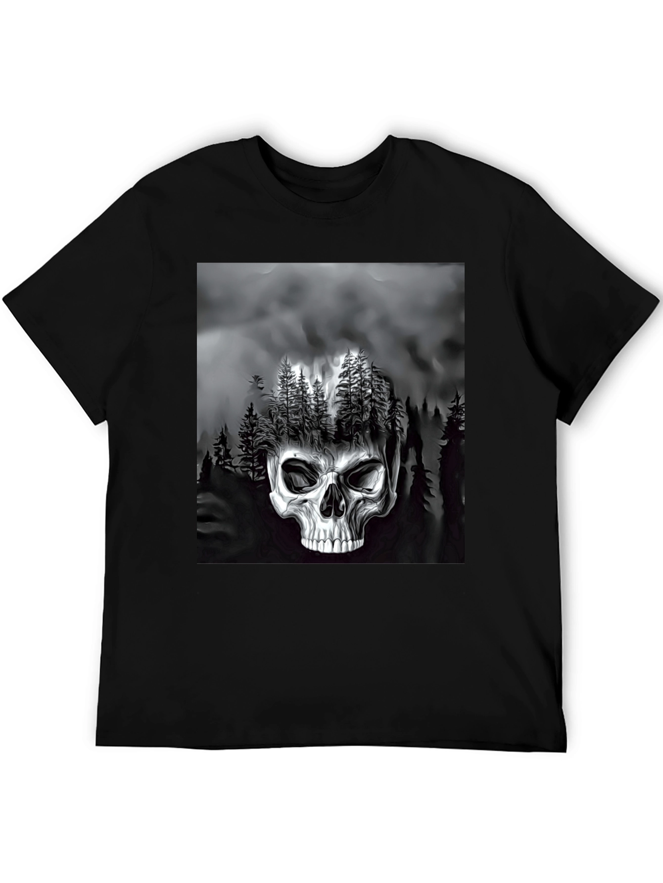 Skull Forest Graphic T-Shirt