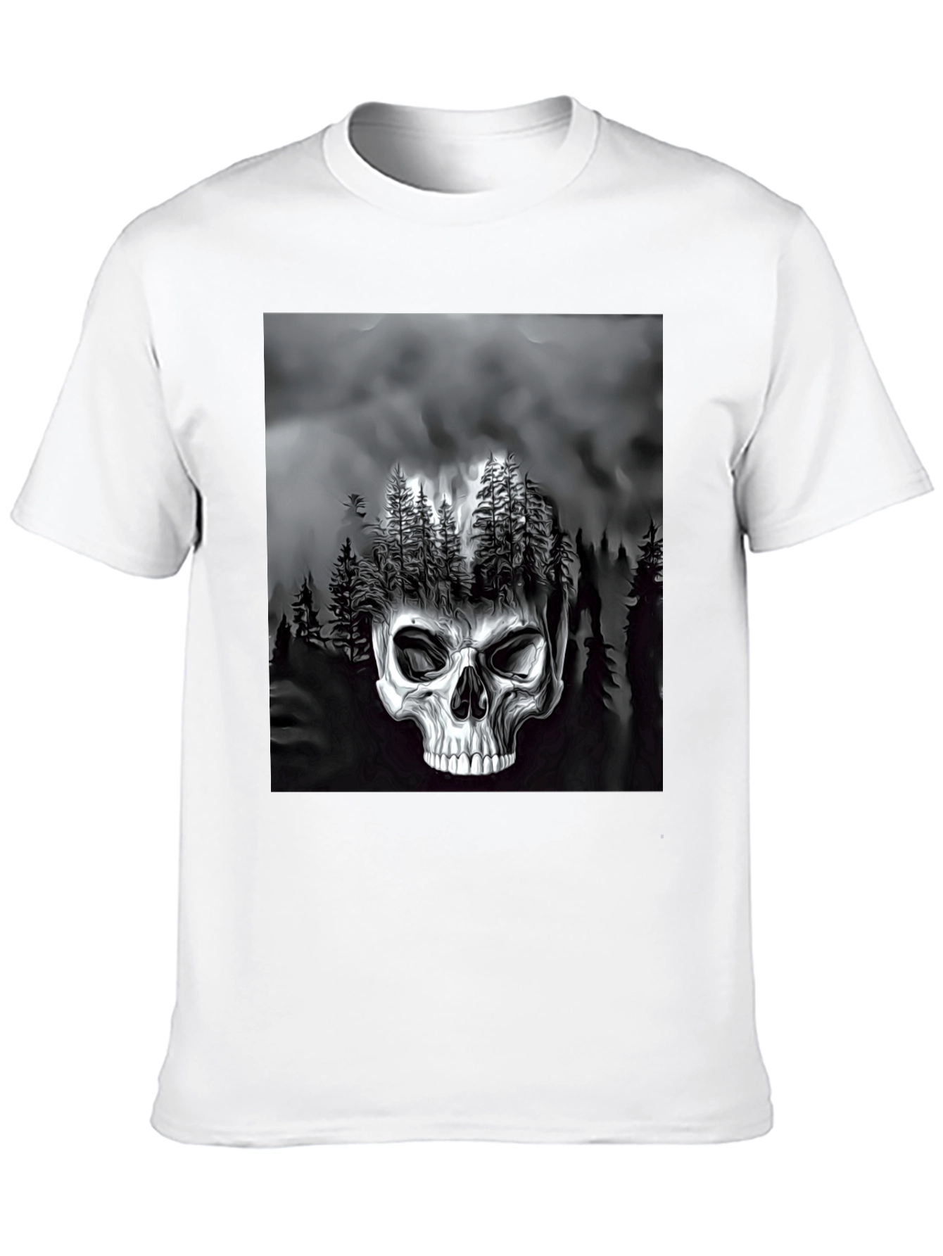 Skull Forest Graphic T-Shirt