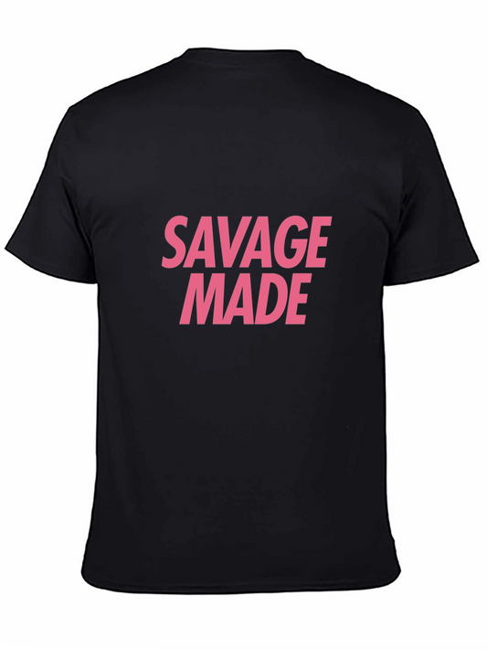Savage Made Black Graphic Tee