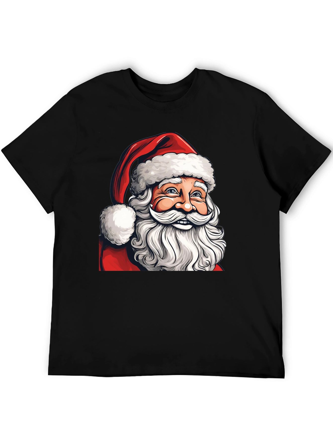 Festive Santa T-Shirt - Holiday Cheer!