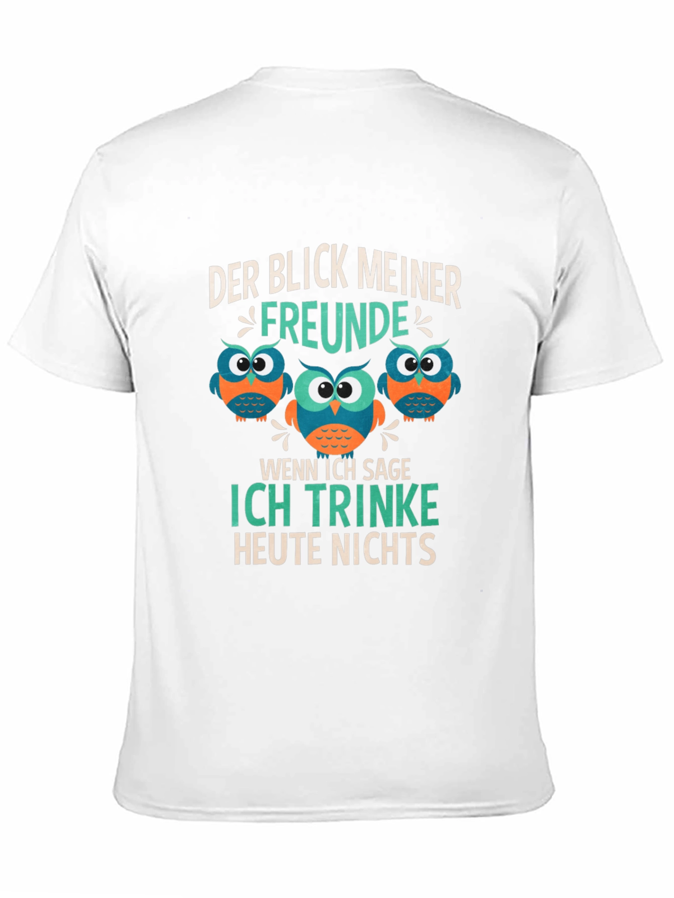 Funny Owl Graphic T-Shirt - Der Blick Meiner Freunde
