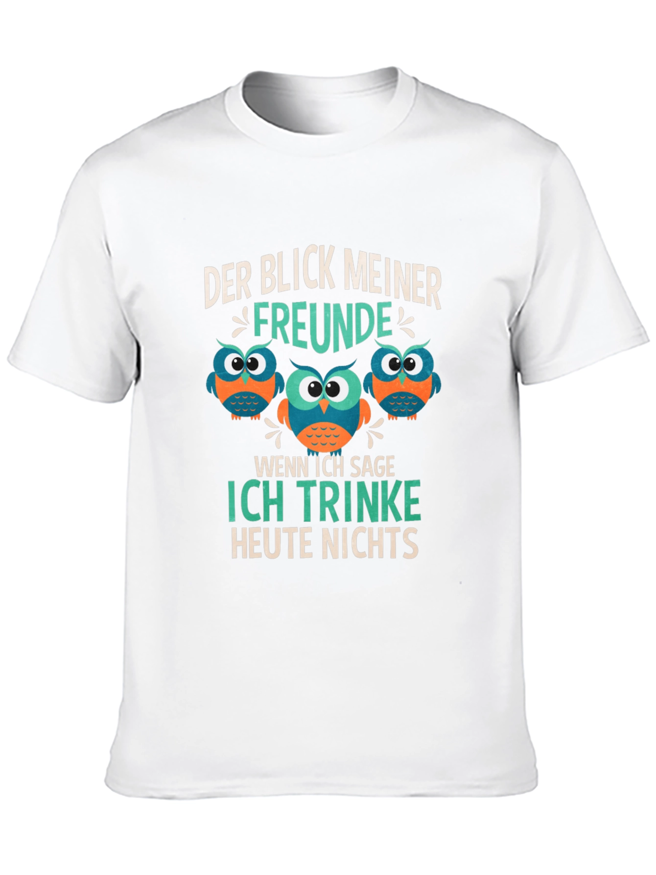 Funny Owl Graphic T-Shirt - Der Blick Meiner Freunde