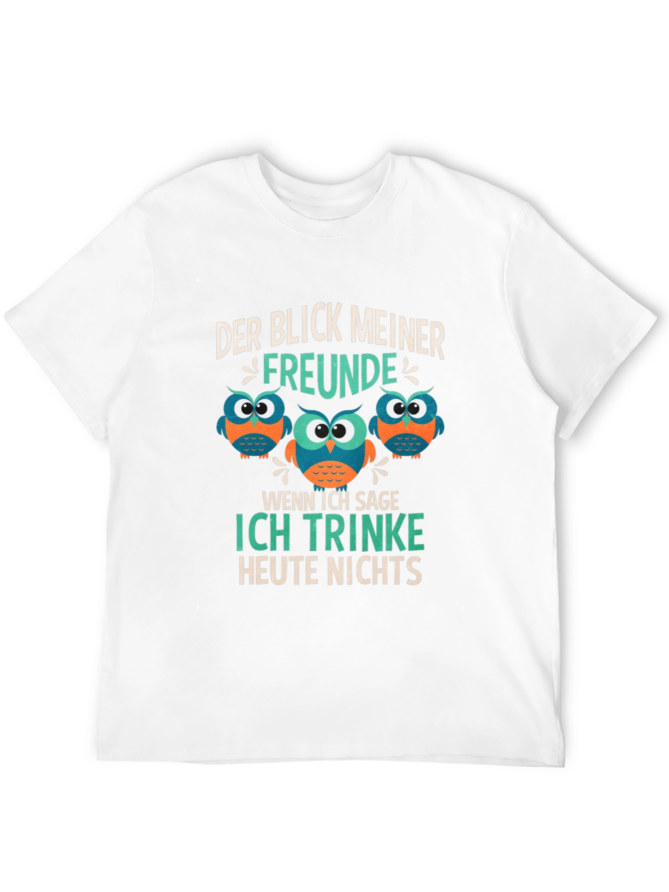 Funny Owl Graphic T-Shirt - Der Blick Meiner Freunde