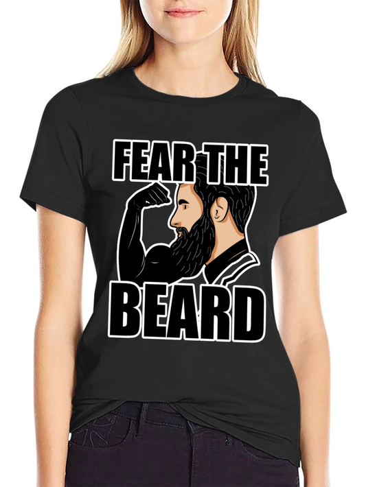 Fear the Beard T-Shirt - Black Graphic Tee