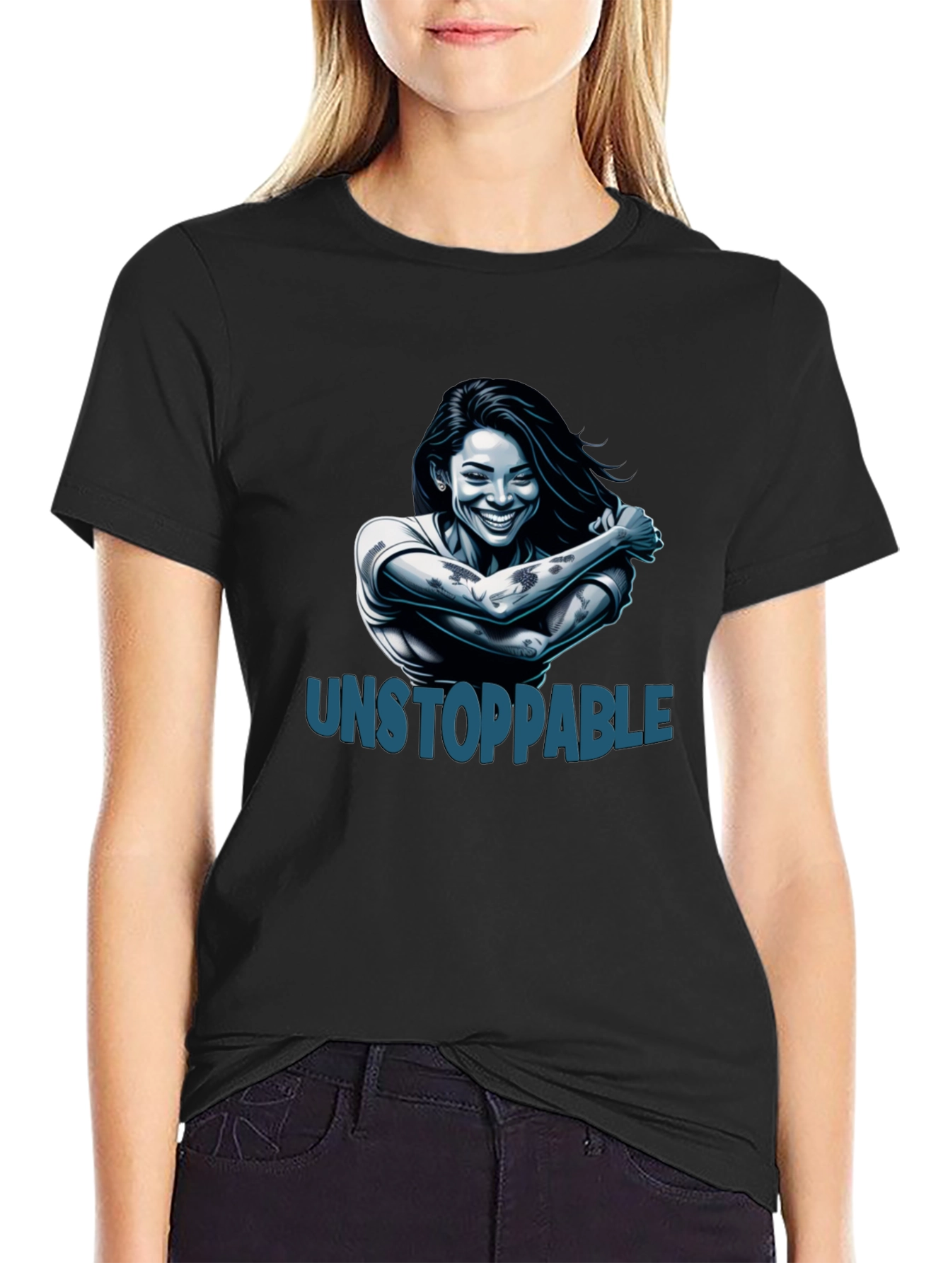 Unstoppable Graphic Print T-Shirt