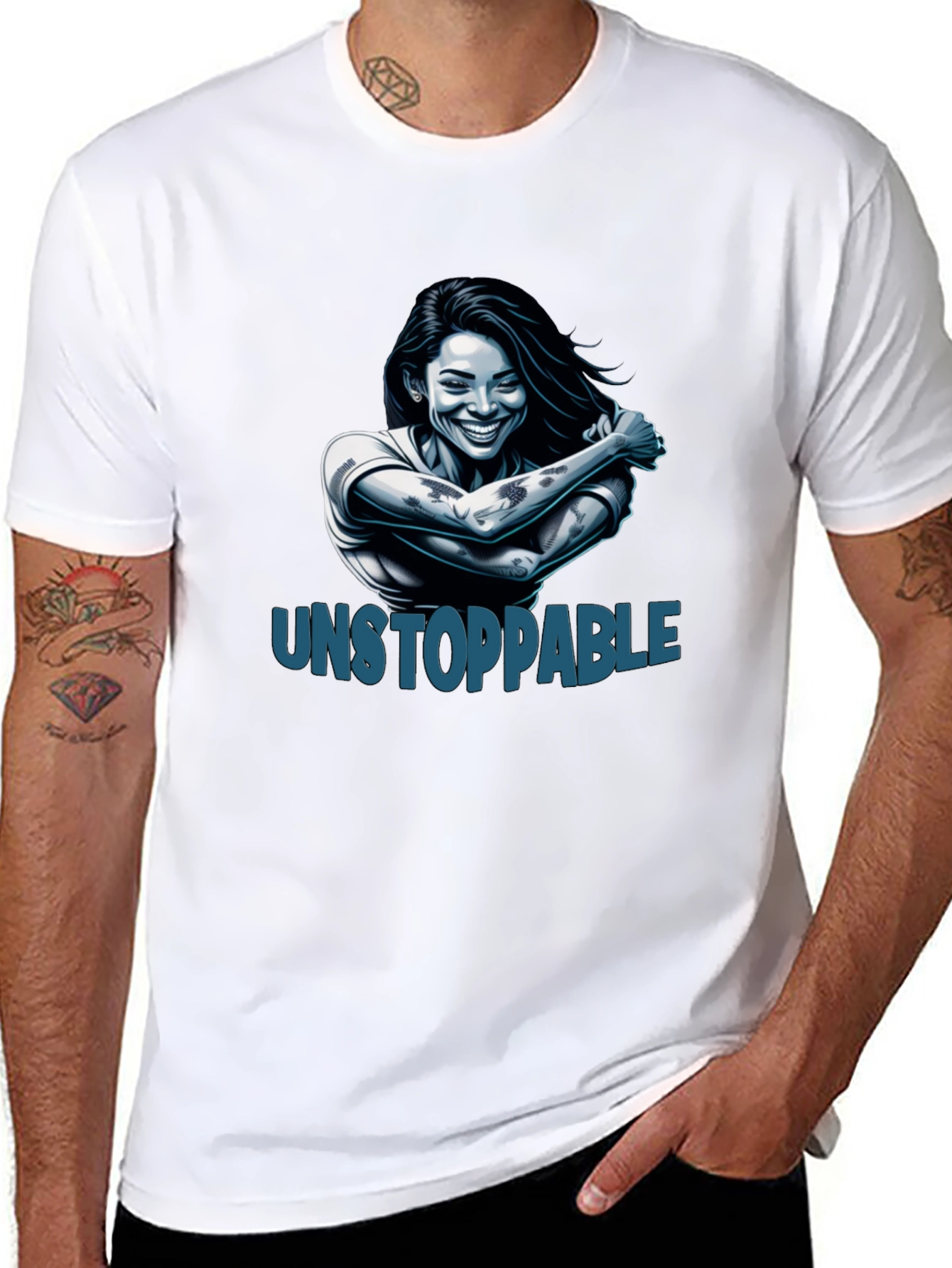 Unstoppable Graphic Print T-Shirt