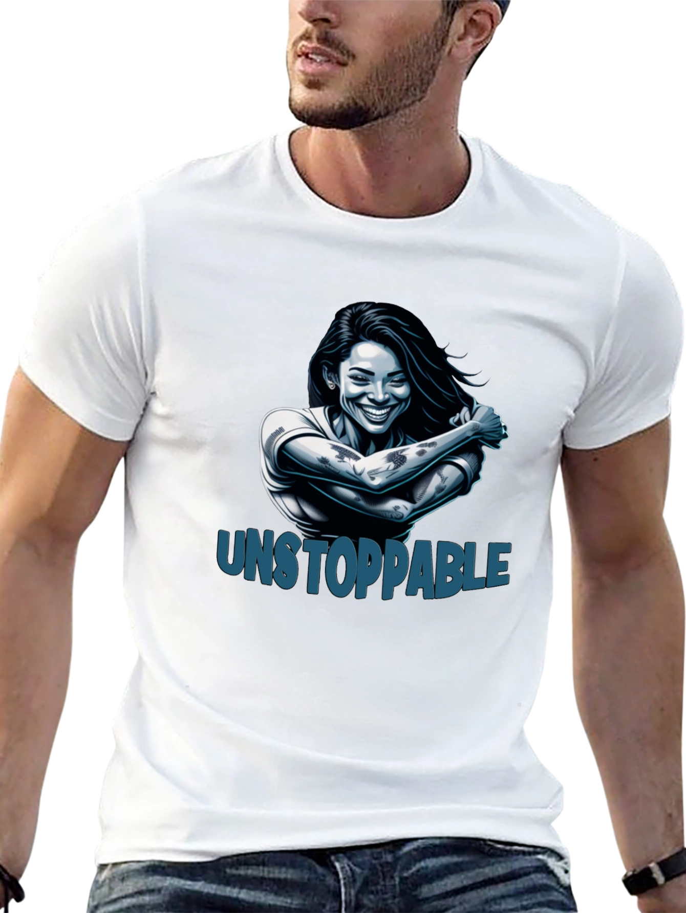Unstoppable Graphic Print T-Shirt