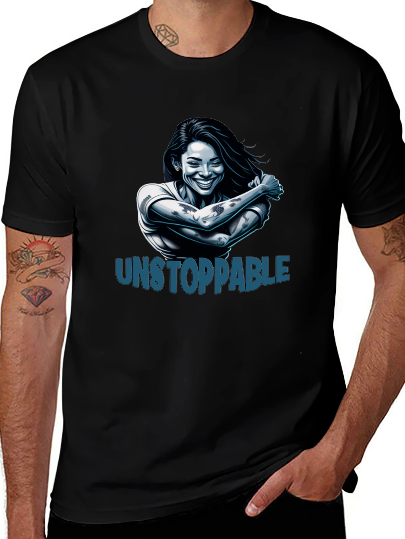 Unstoppable Graphic Print T-Shirt