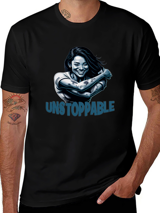 Unstoppable Graphic Print T-Shirt