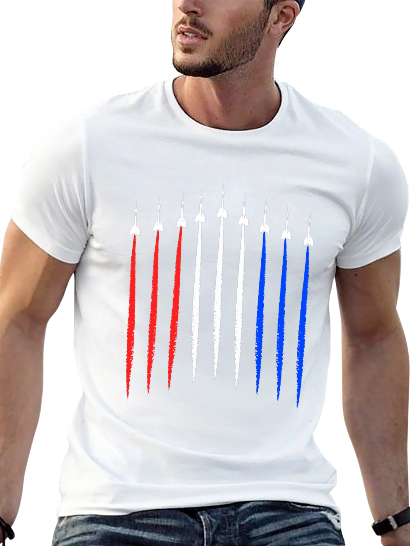 Patriotic Jet Stream T-Shirt