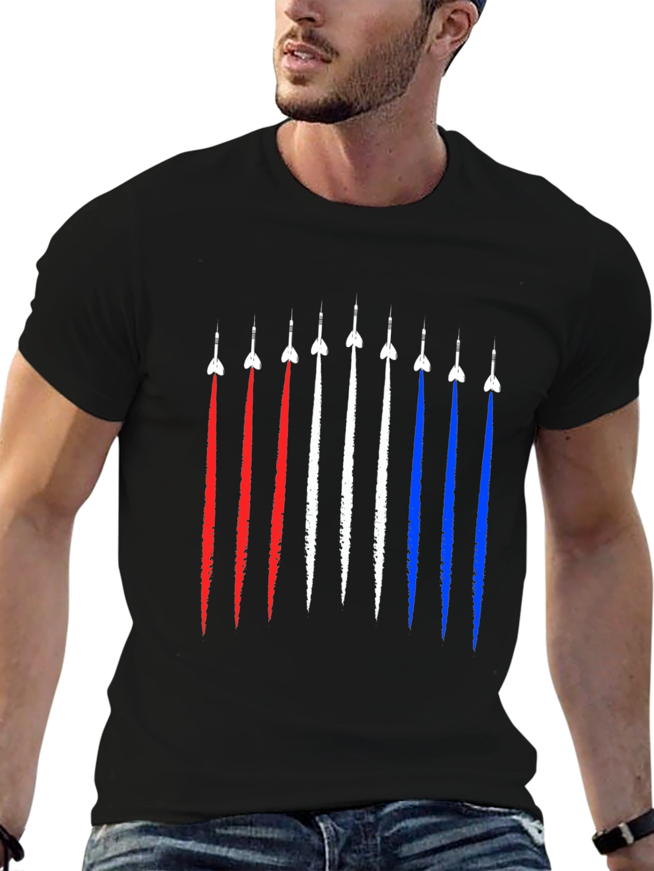 Patriotic Jet Stream T-Shirt