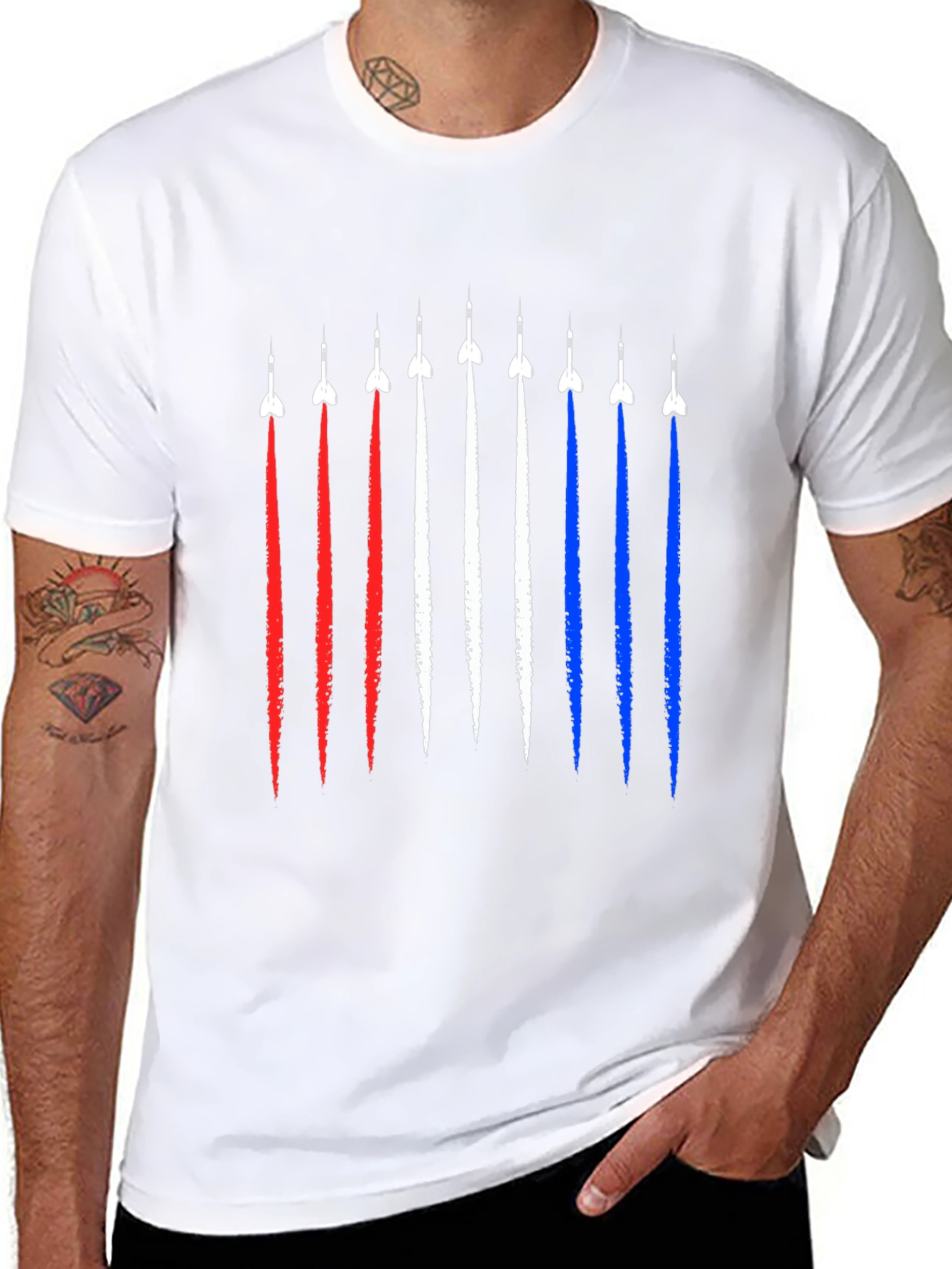 Patriotic Jet Stream T-Shirt