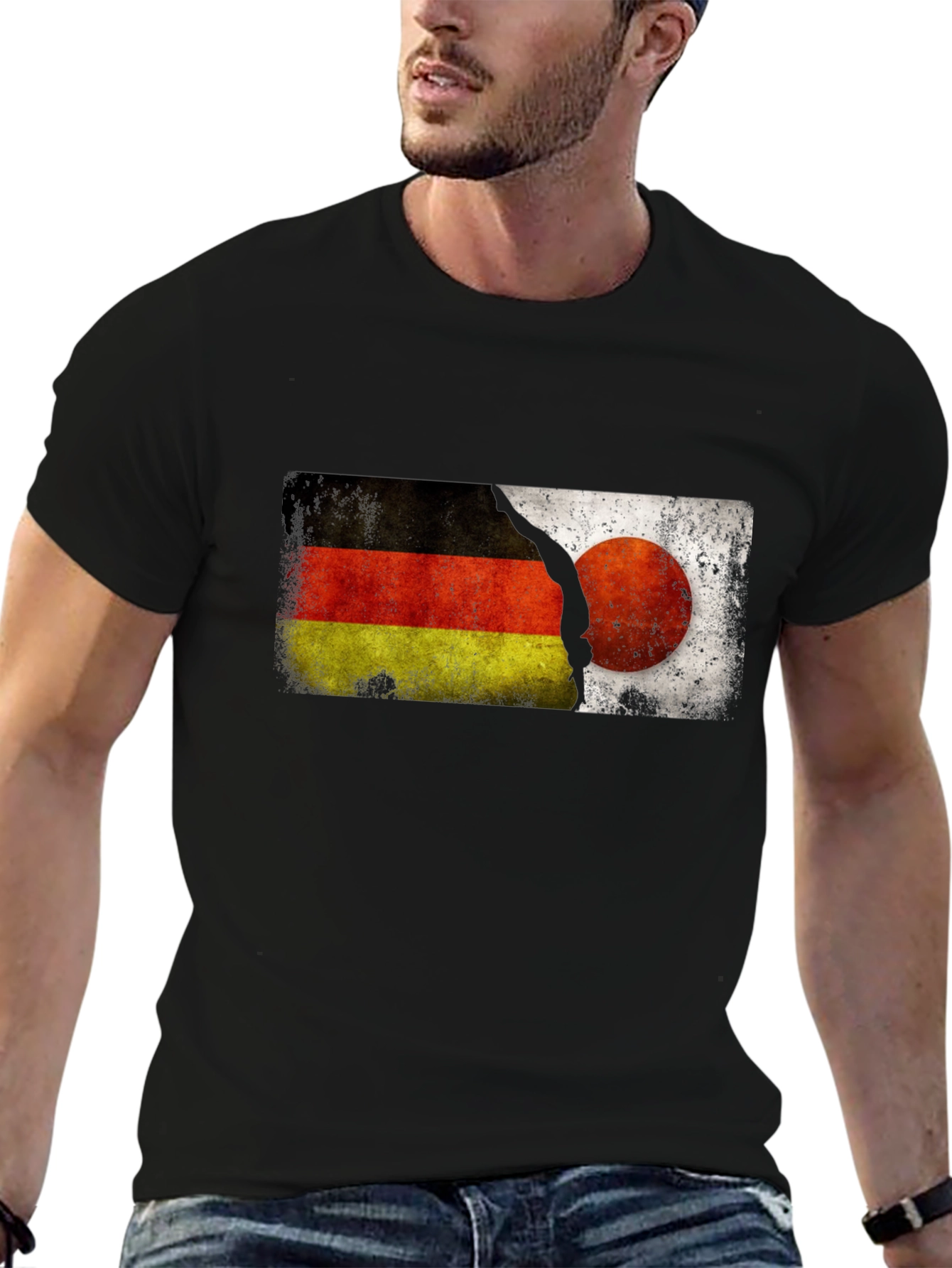 Germany Japan Flag T-Shirt
