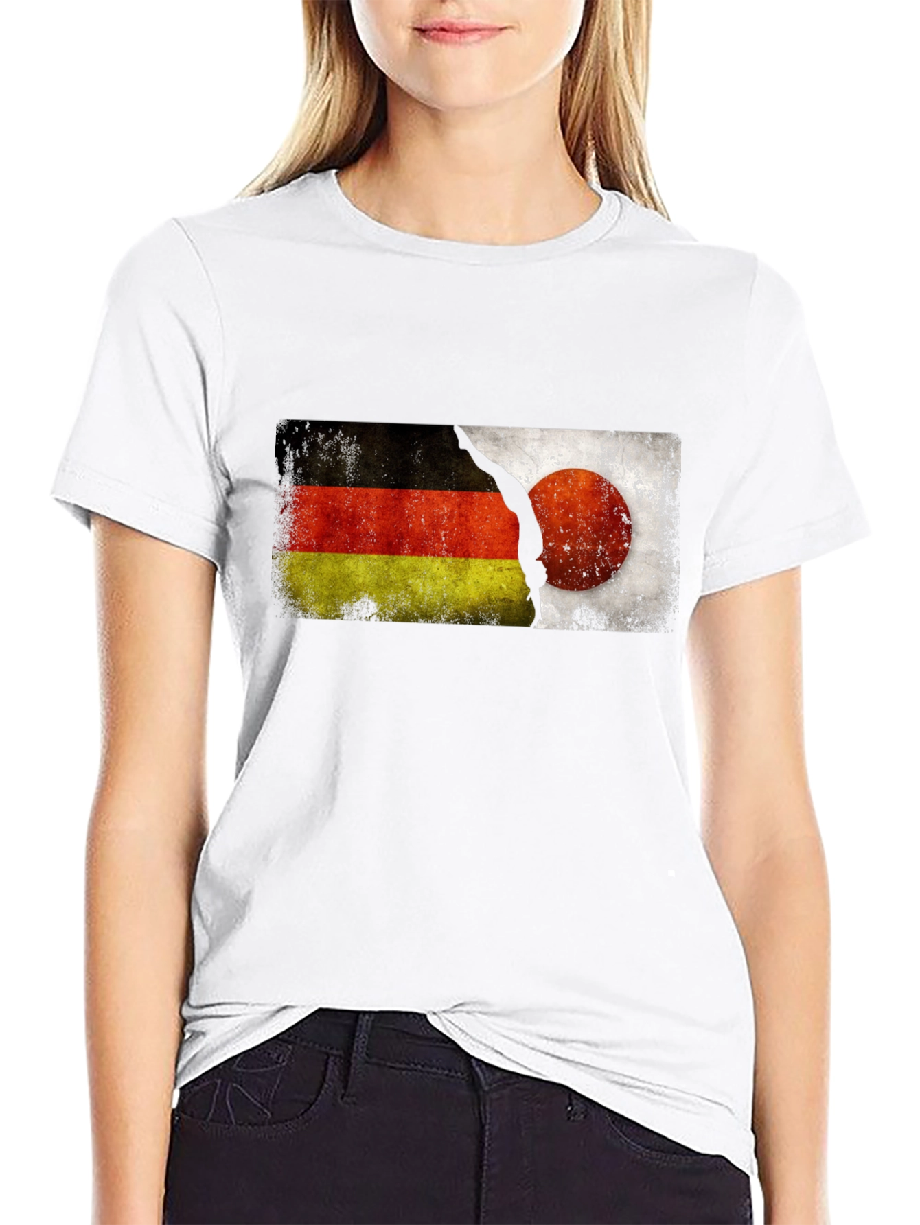 Germany Japan Flag T-Shirt