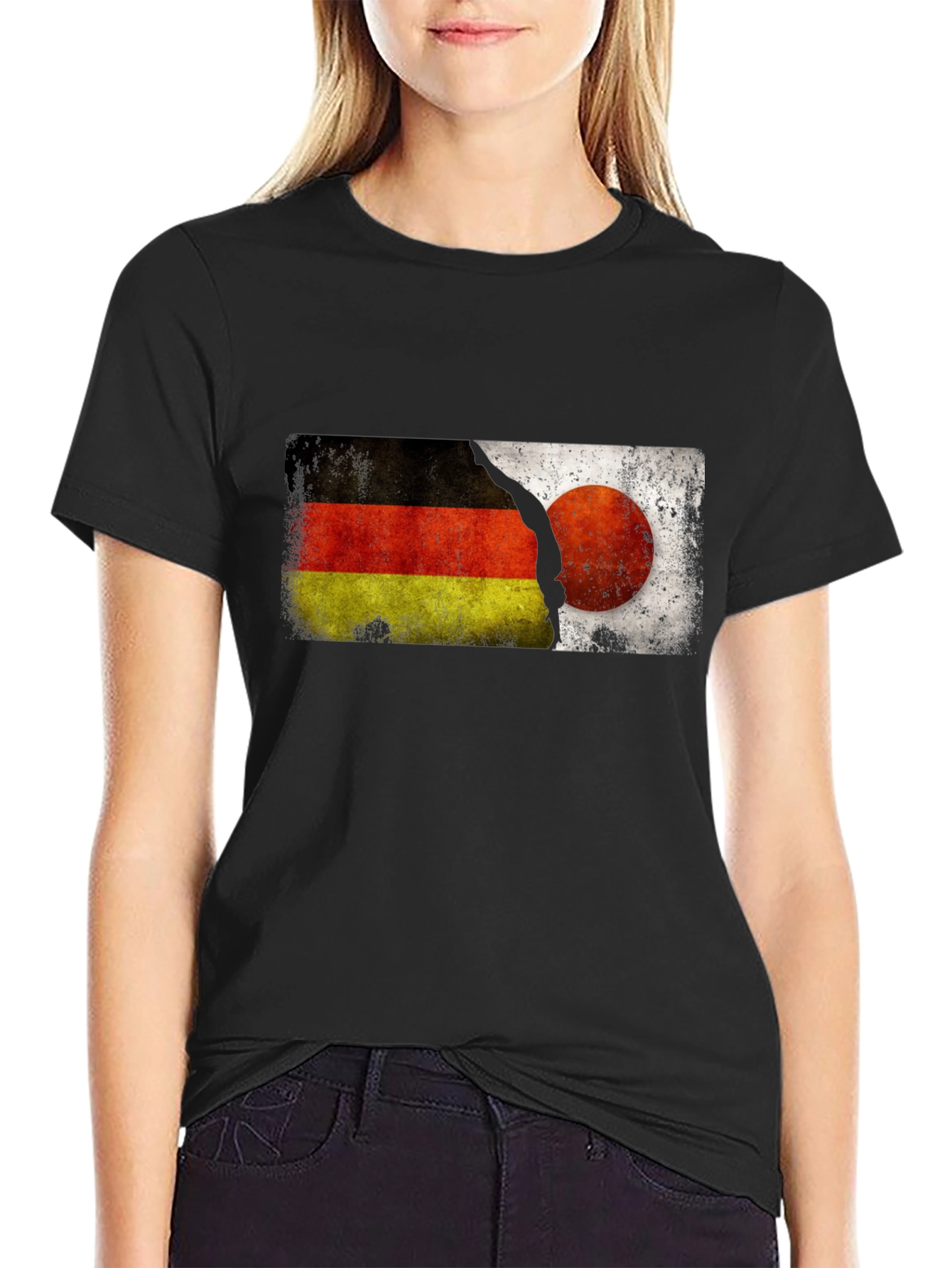 Germany Japan Flag T-Shirt