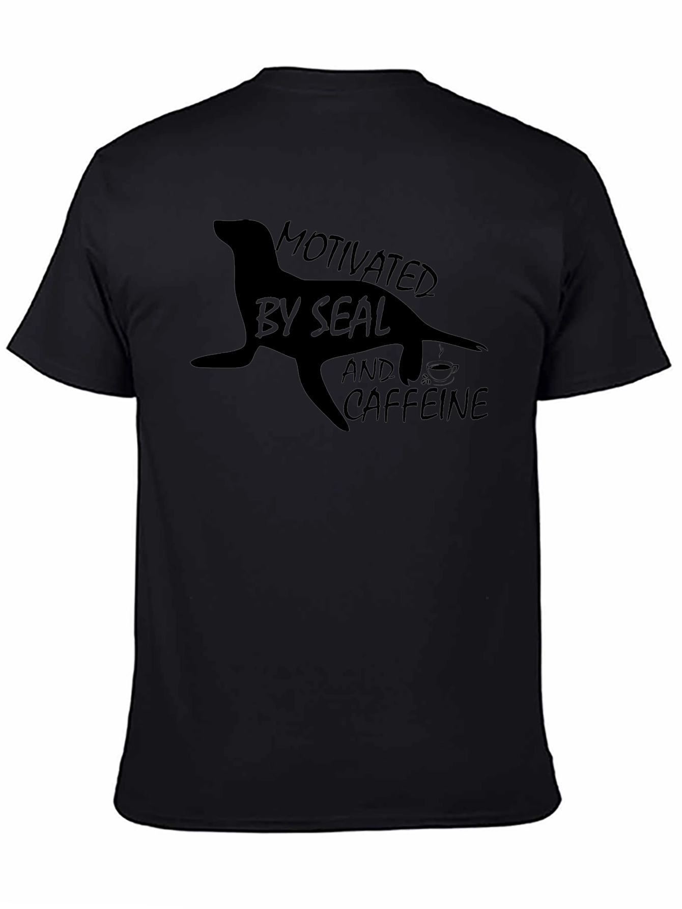 Motivated By Seal & Caffeine Graphic Tee