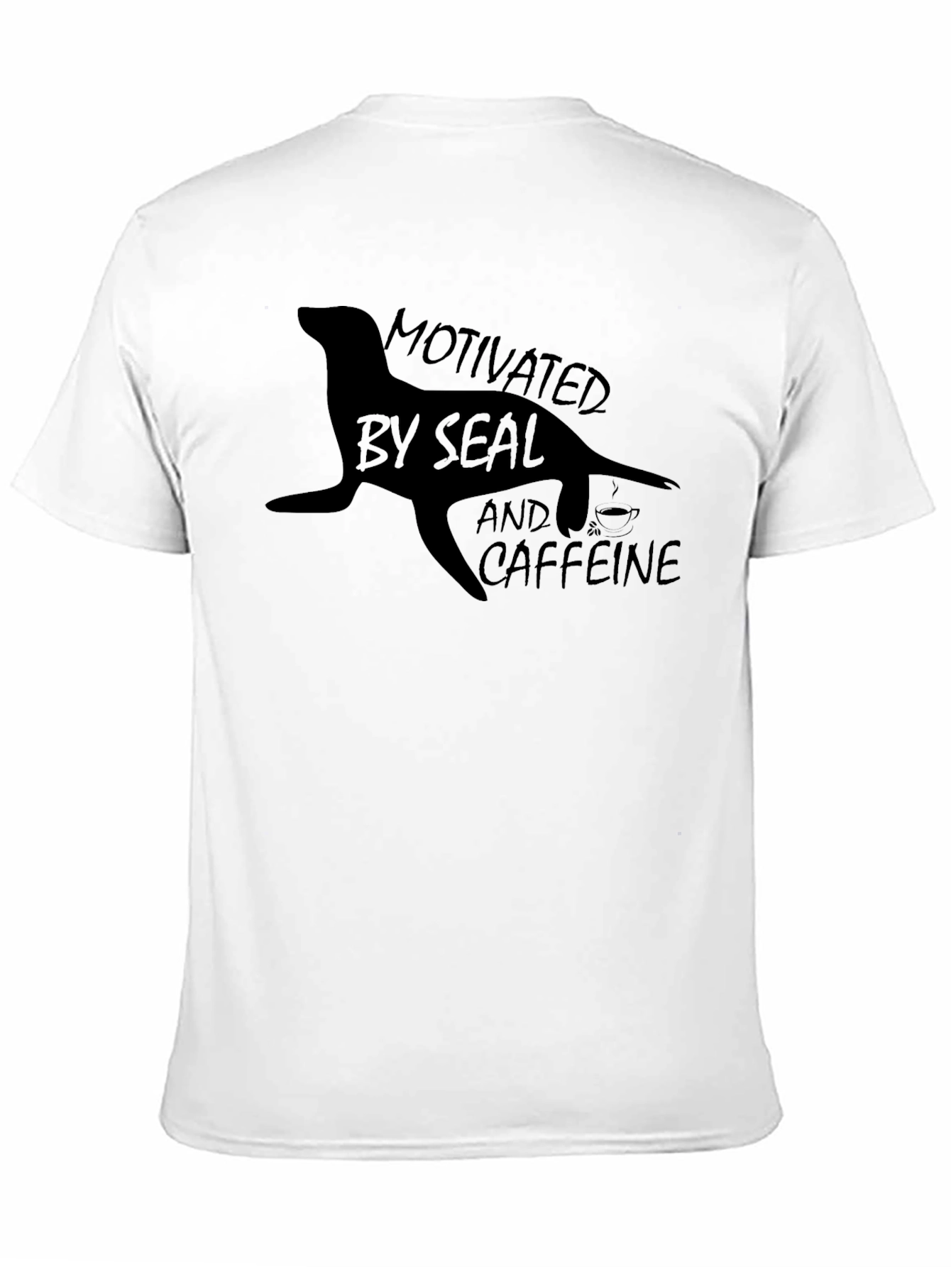 Motivated By Seal & Caffeine Graphic Tee