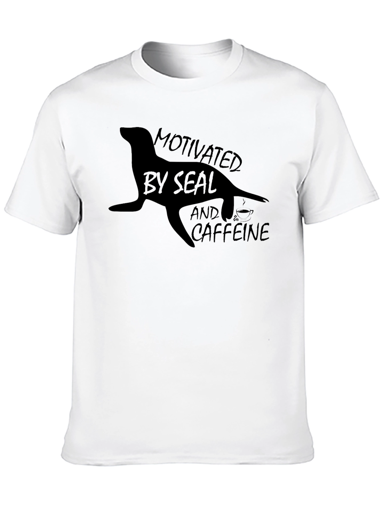 Motivated By Seal & Caffeine Graphic Tee