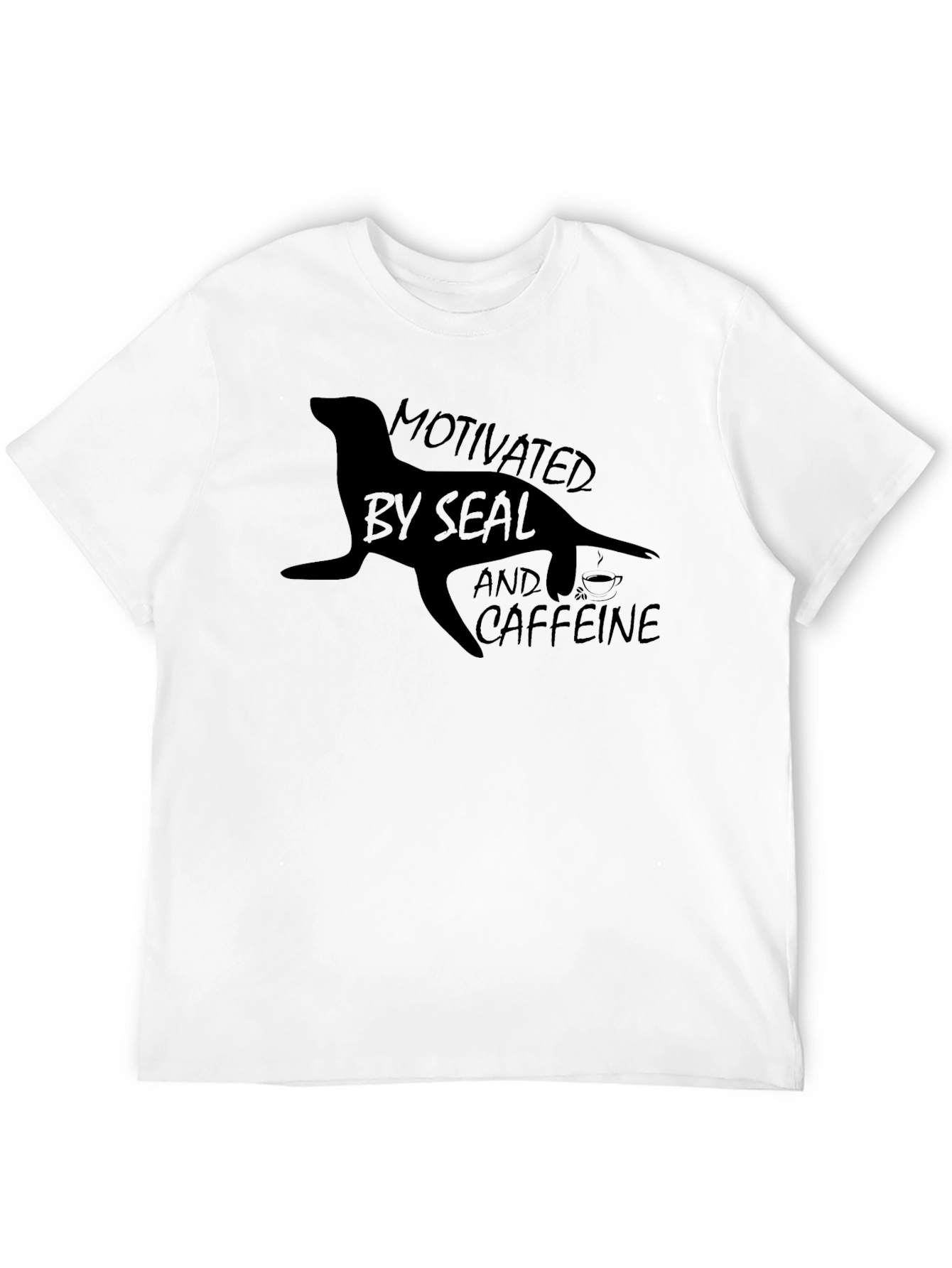 Motivated By Seal & Caffeine Graphic Tee