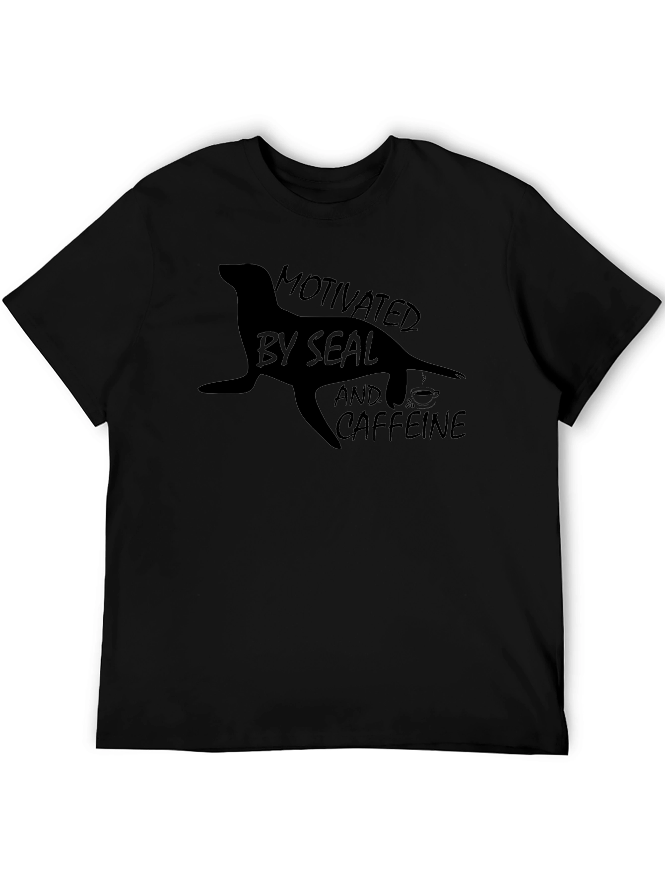 Motivated By Seal & Caffeine Graphic Tee