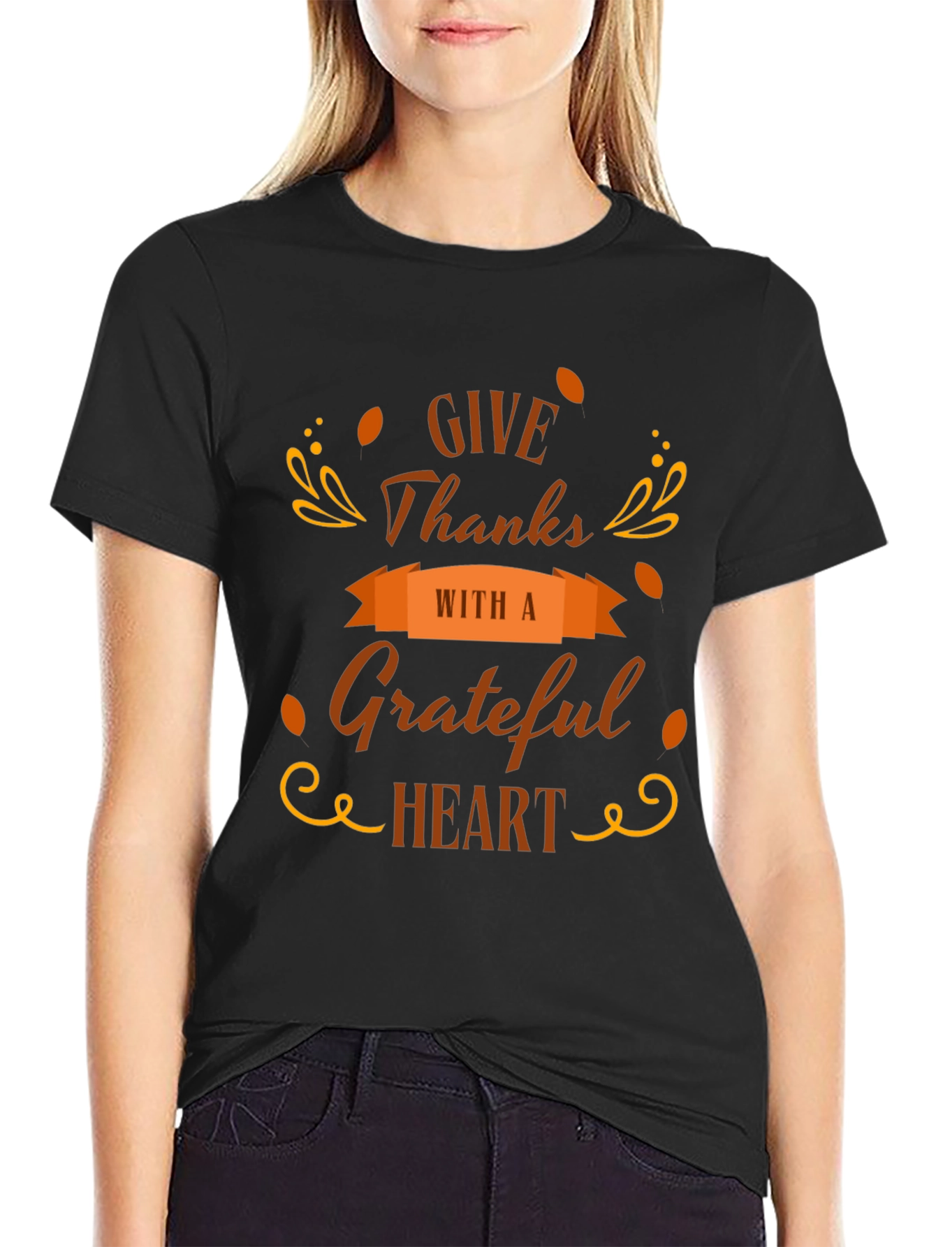 Give Thanks Grateful Heart T-Shirt
