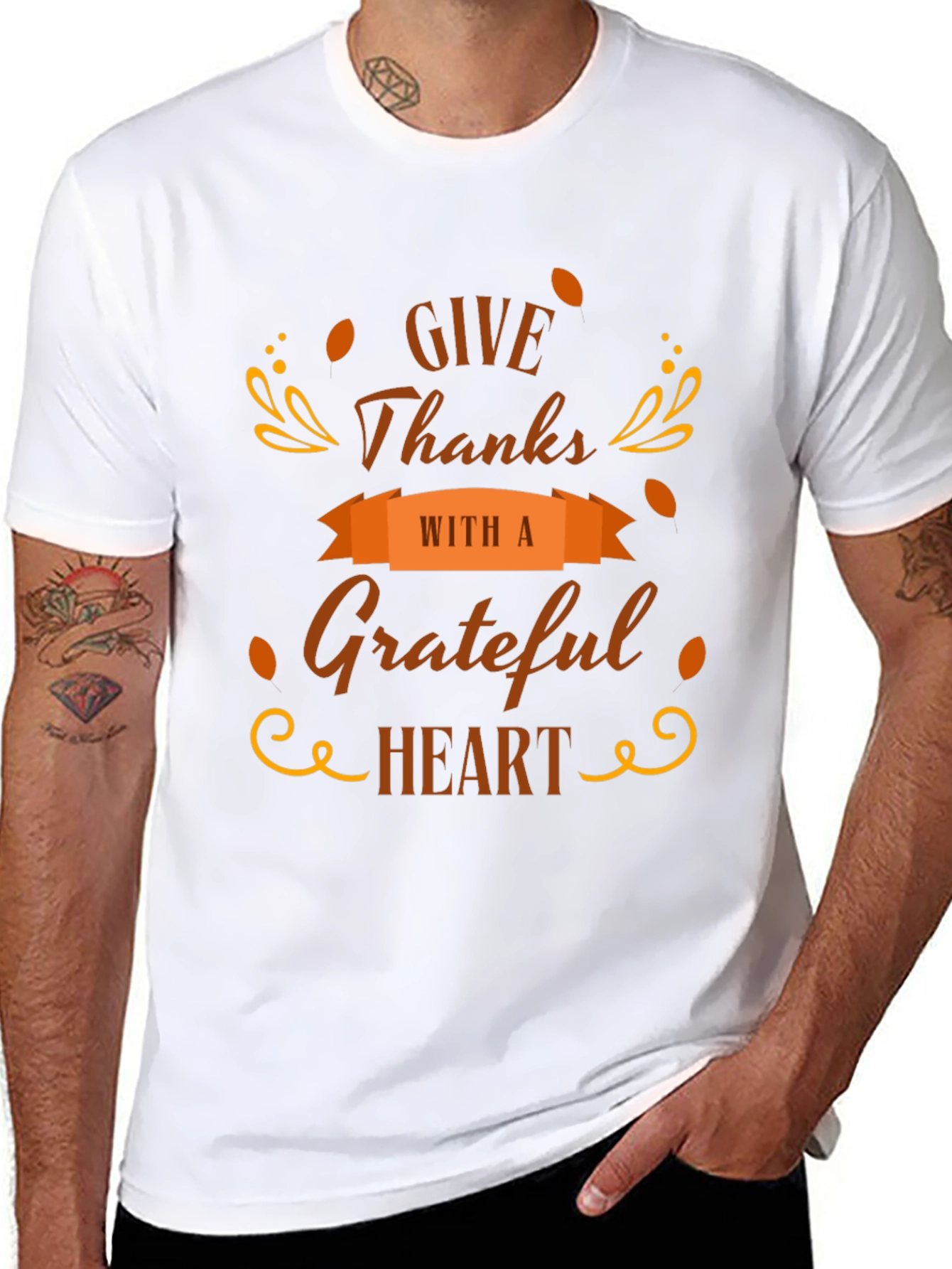 Give Thanks Grateful Heart T-Shirt