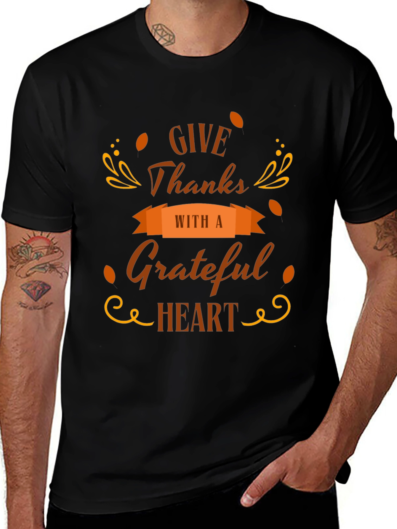 Give Thanks Grateful Heart T-Shirt