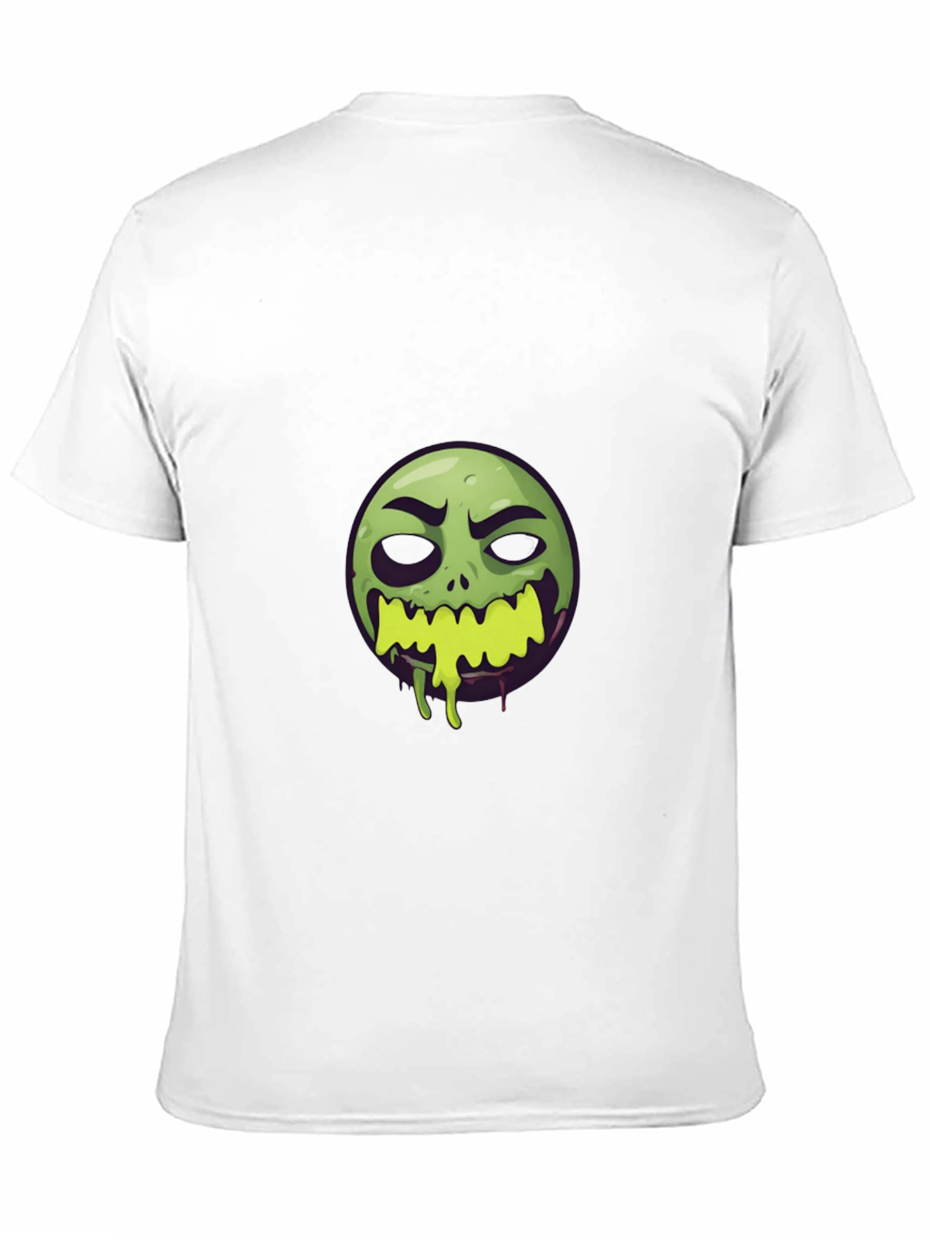 Zombie Emoji Graphic Black T-Shirt