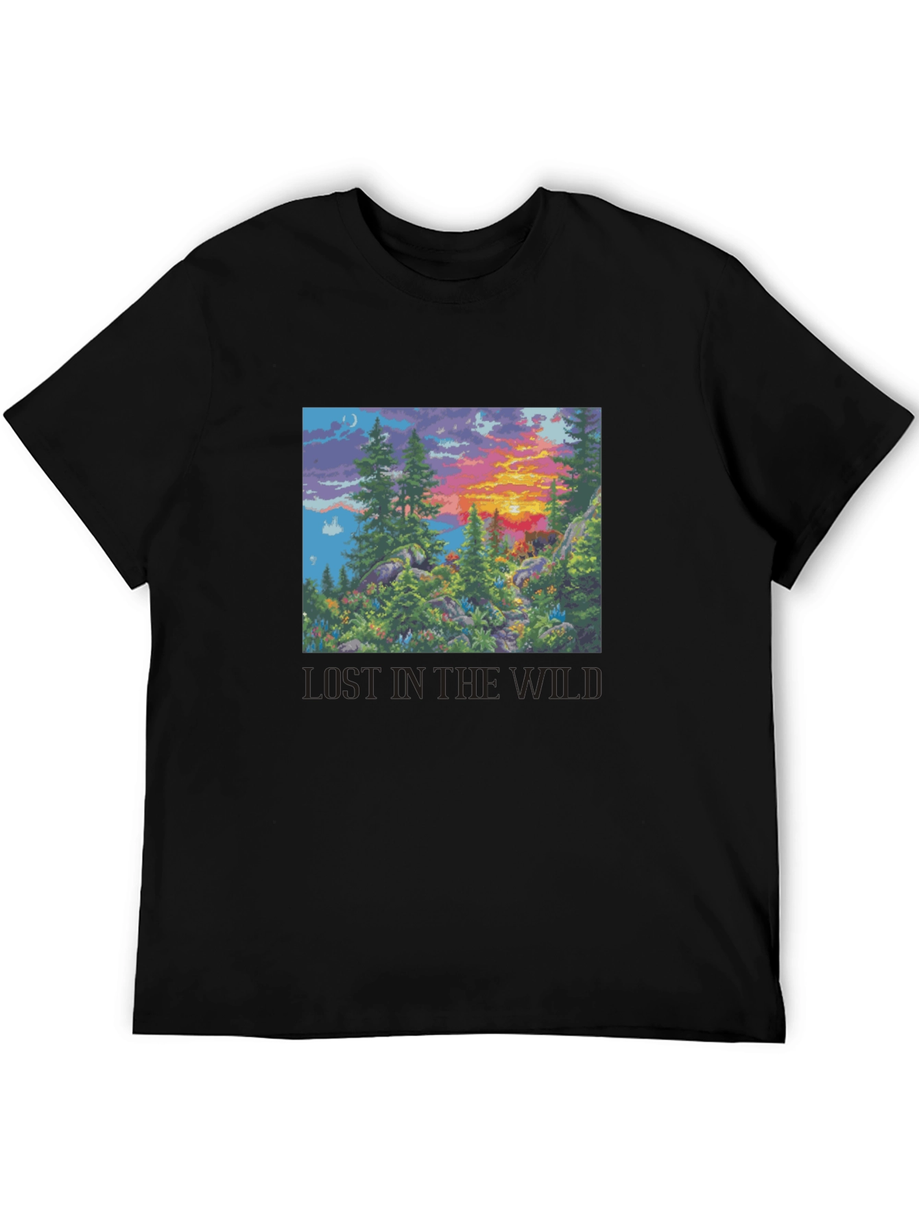 Lost in the Wild T-Shirt - Nature Landscape Tee