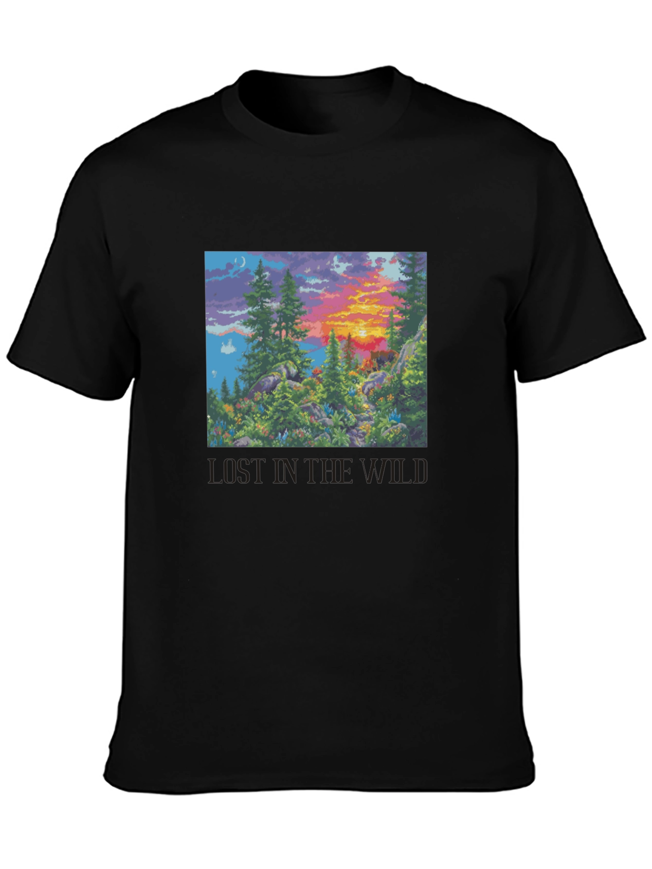 Lost in the Wild T-Shirt - Nature Landscape Tee