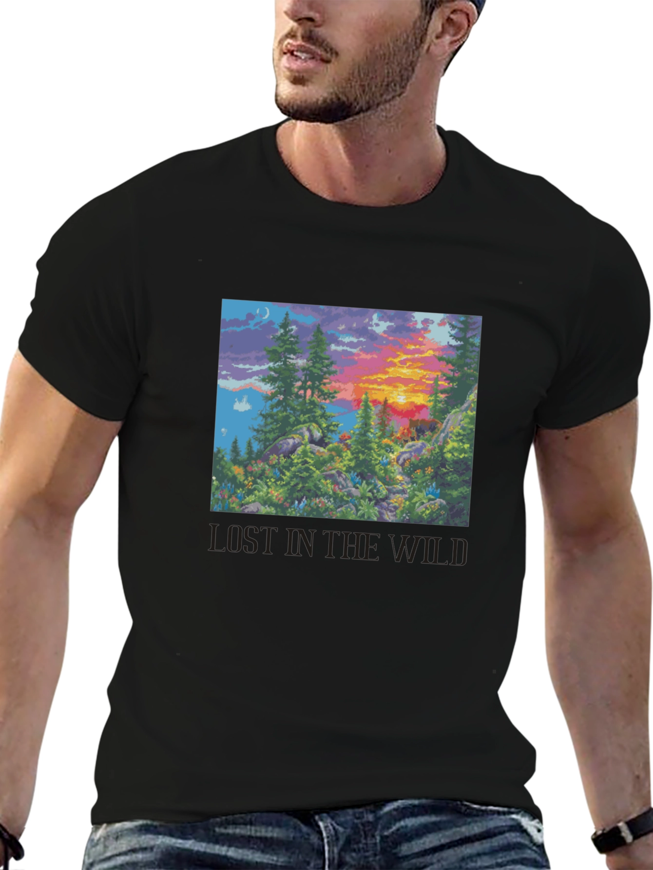 Lost in the Wild T-Shirt - Nature Landscape Tee