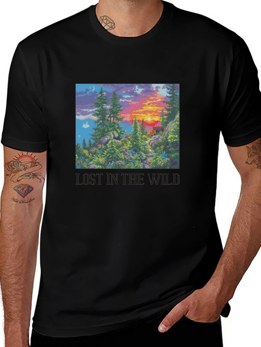 Lost in the Wild T-Shirt - Nature Landscape Tee