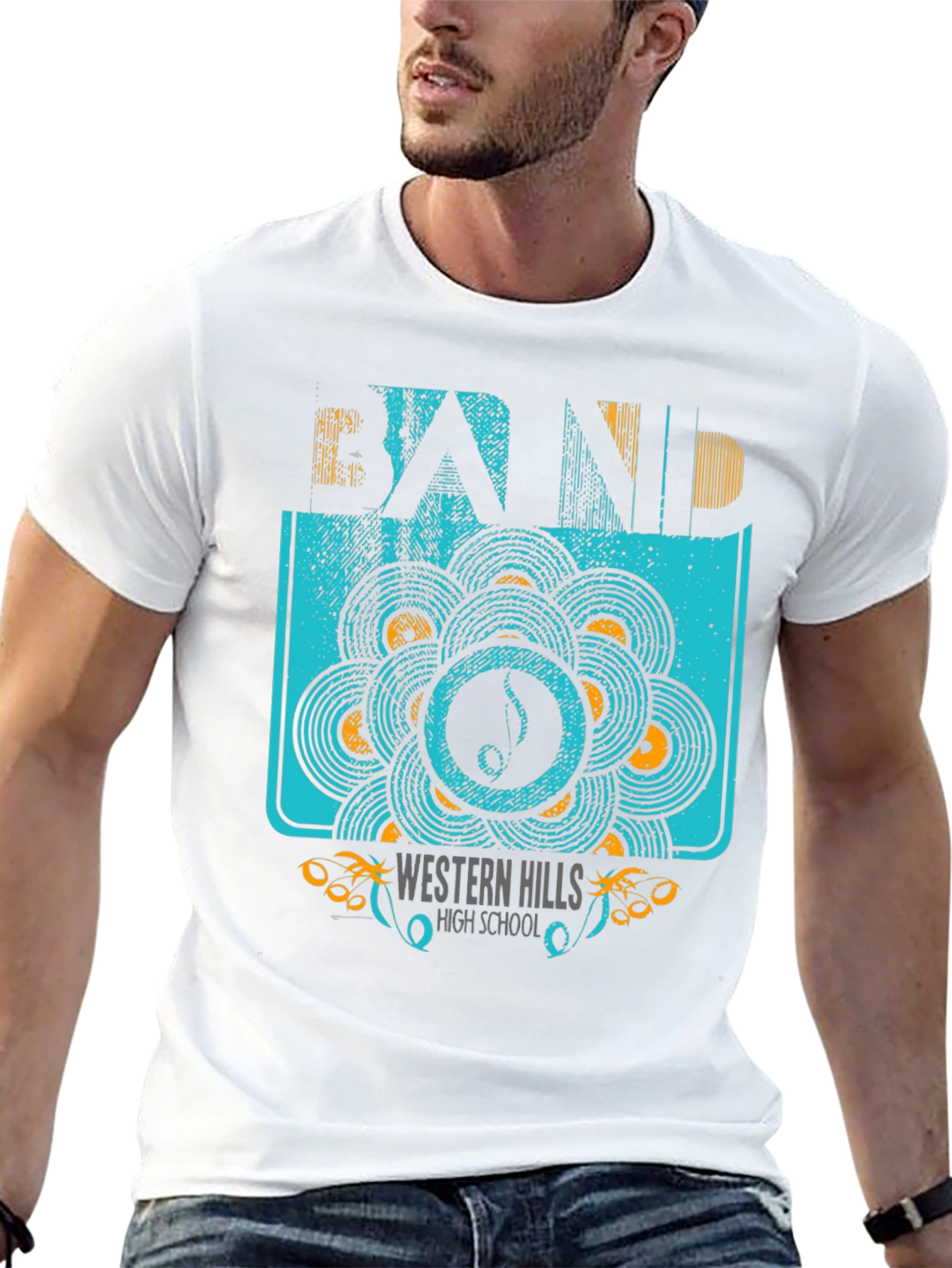 Western Hills High School Band Graphic Tee